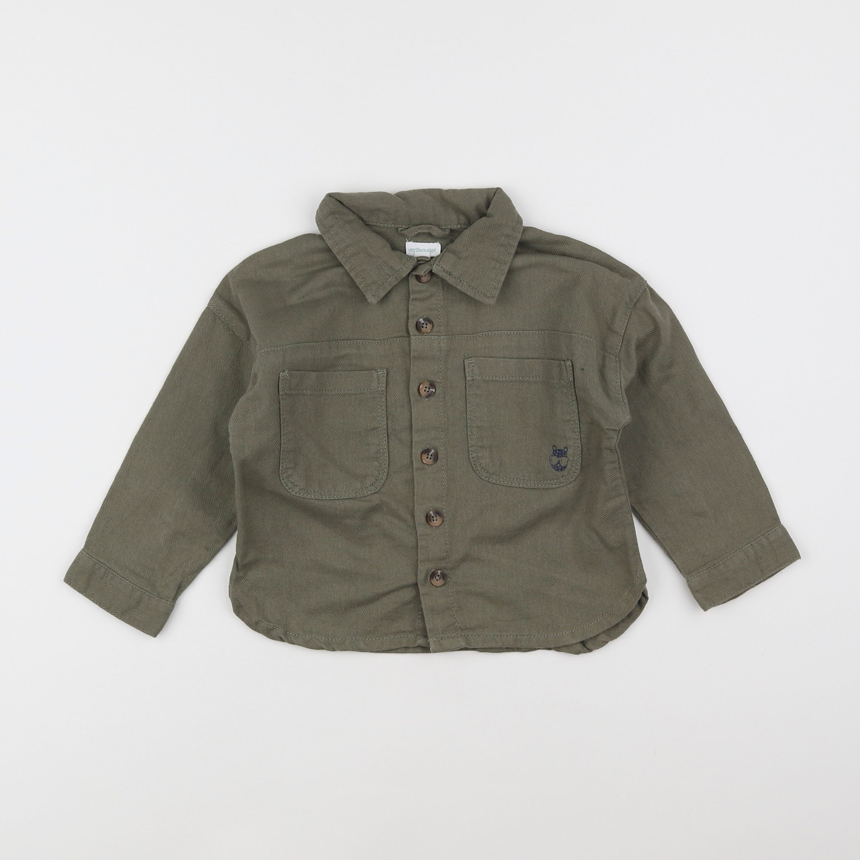 Vertbaudet - veste vert - 2 ans