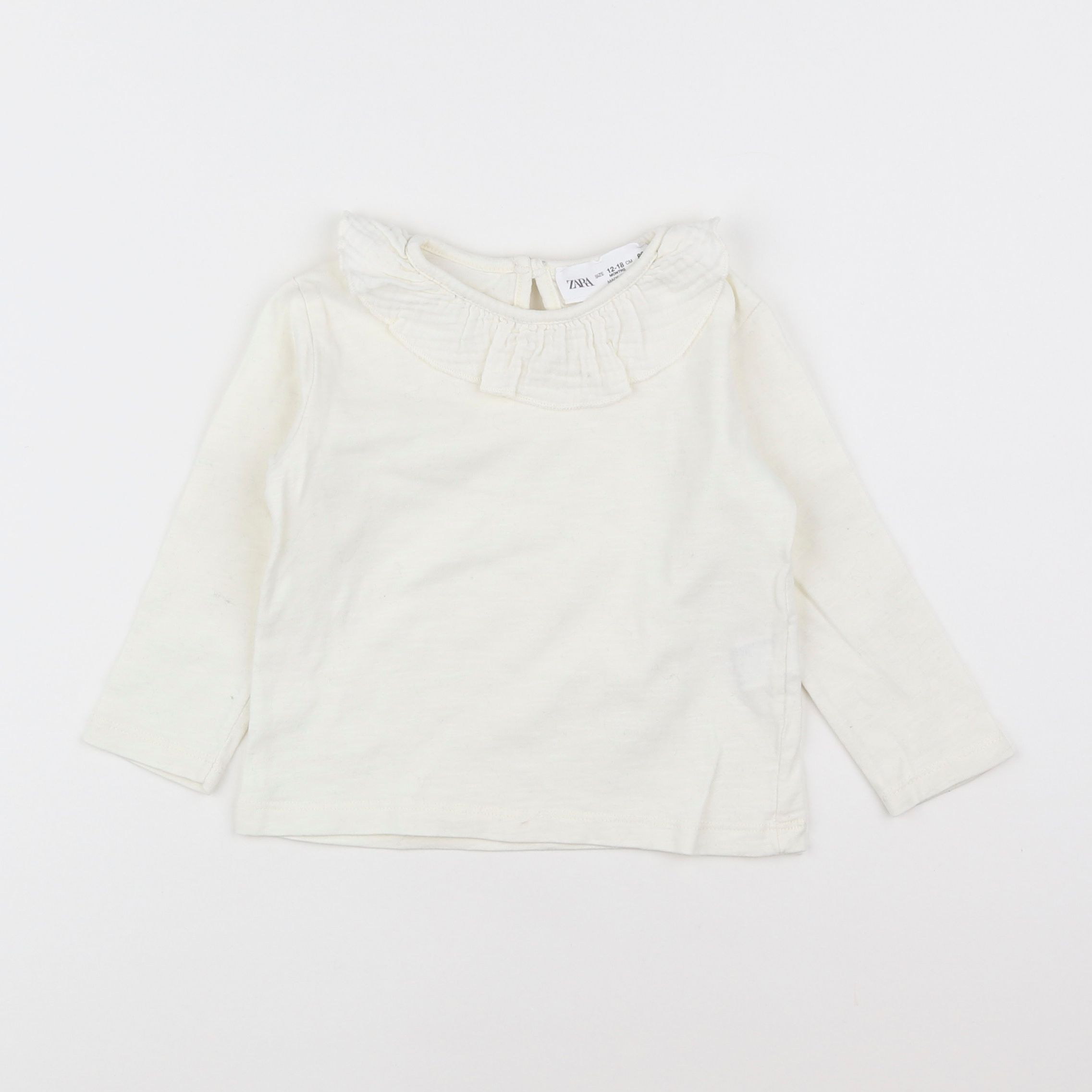 Zara - blouse beige - 12/18 mois