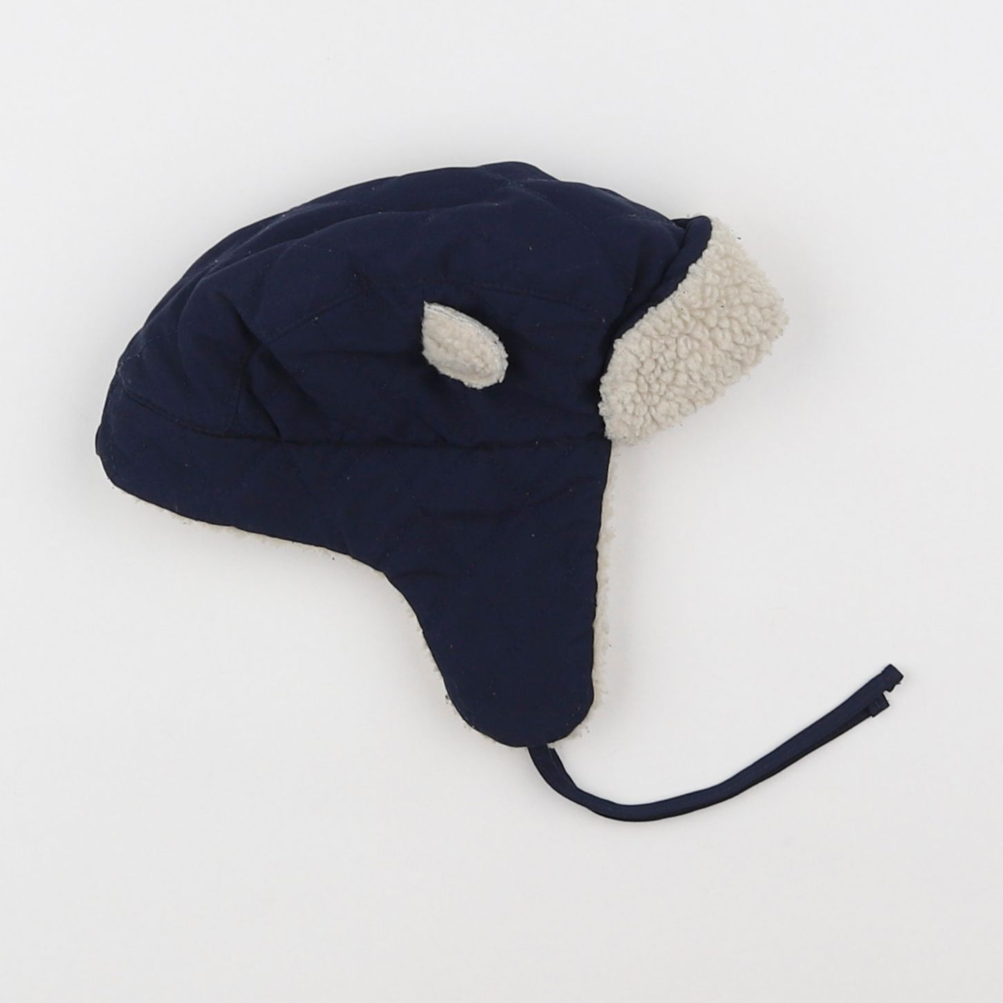 Petit Bateau - bonnet bleu - 3/6 mois