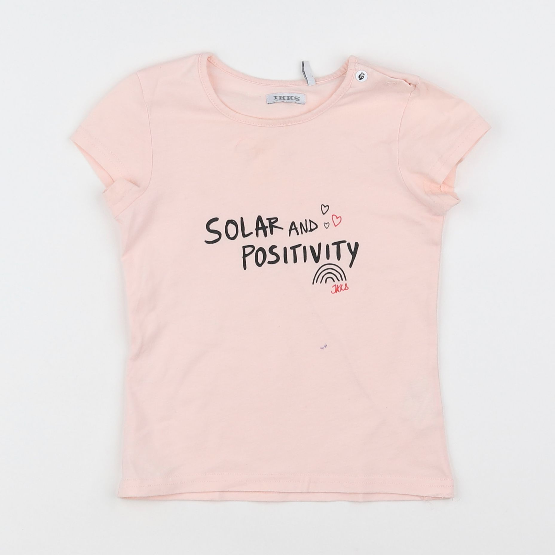 IKKS - tee-shirt rose - 3 ans