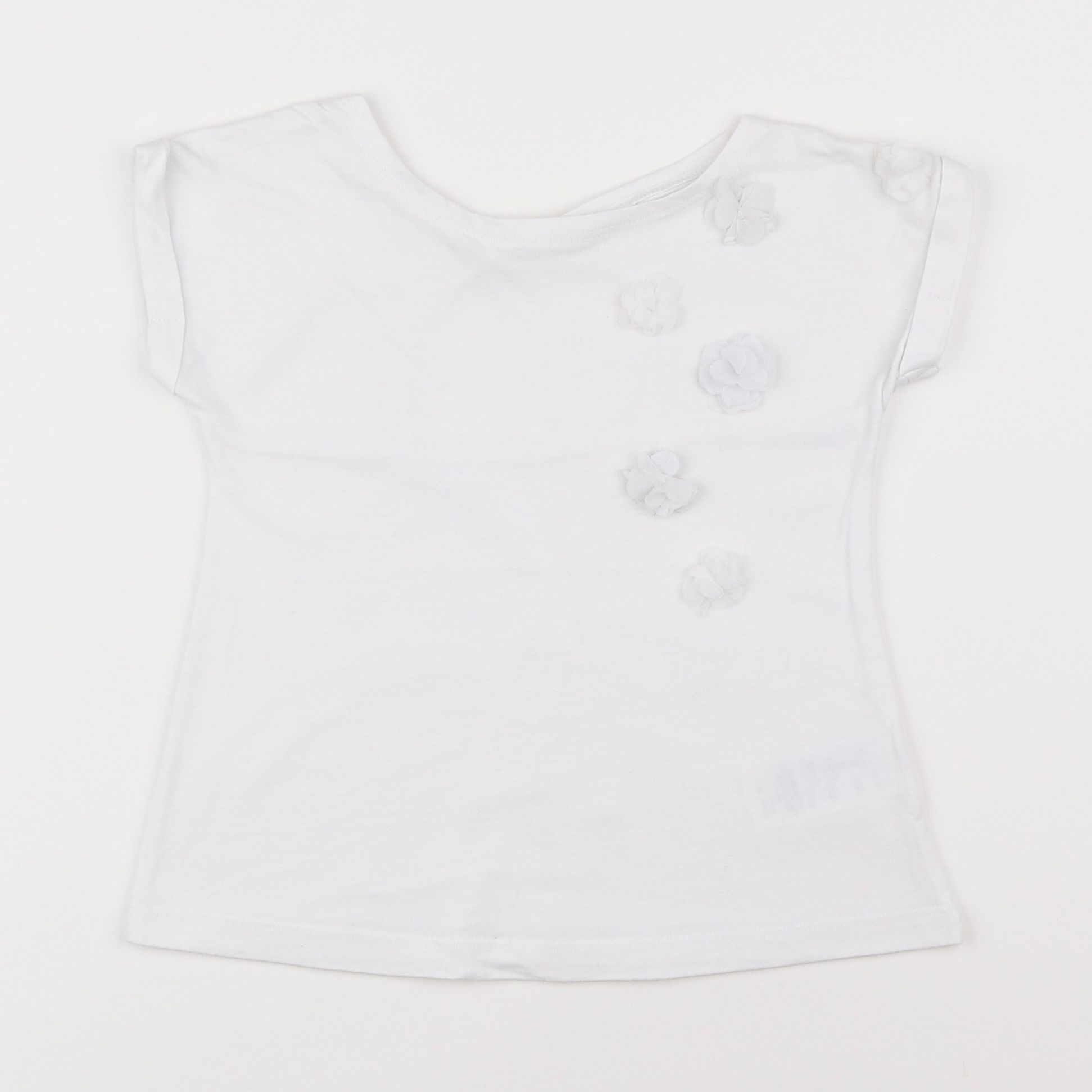 Vertbaudet - tee-shirt blanc - 5 ans