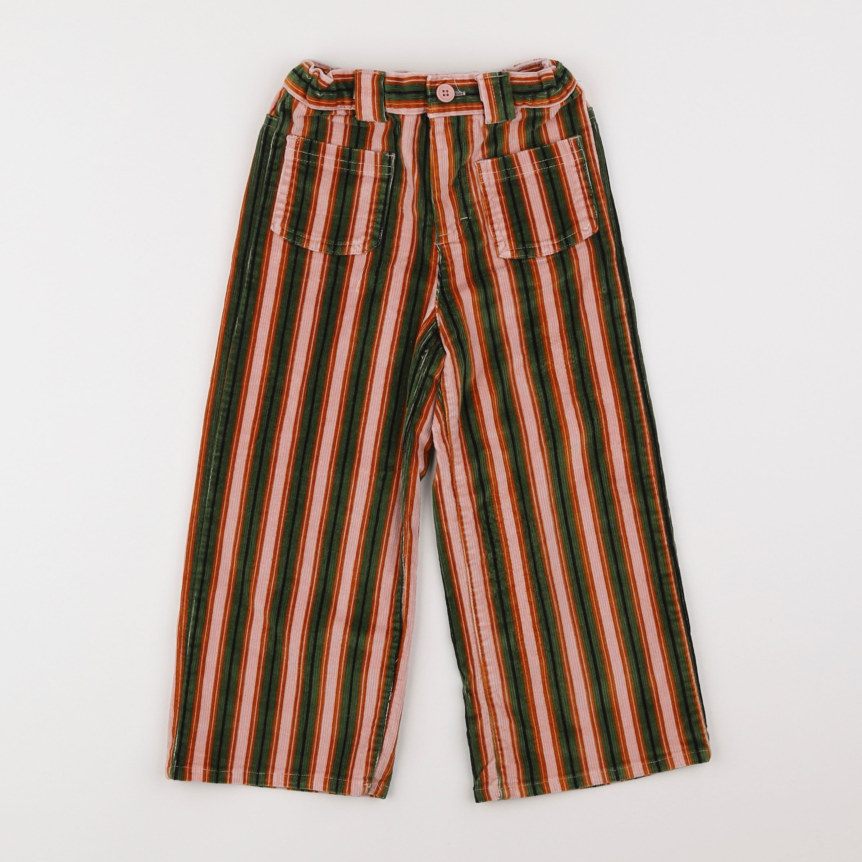 Monoprix - pantalon multicolore - 5/6 ans