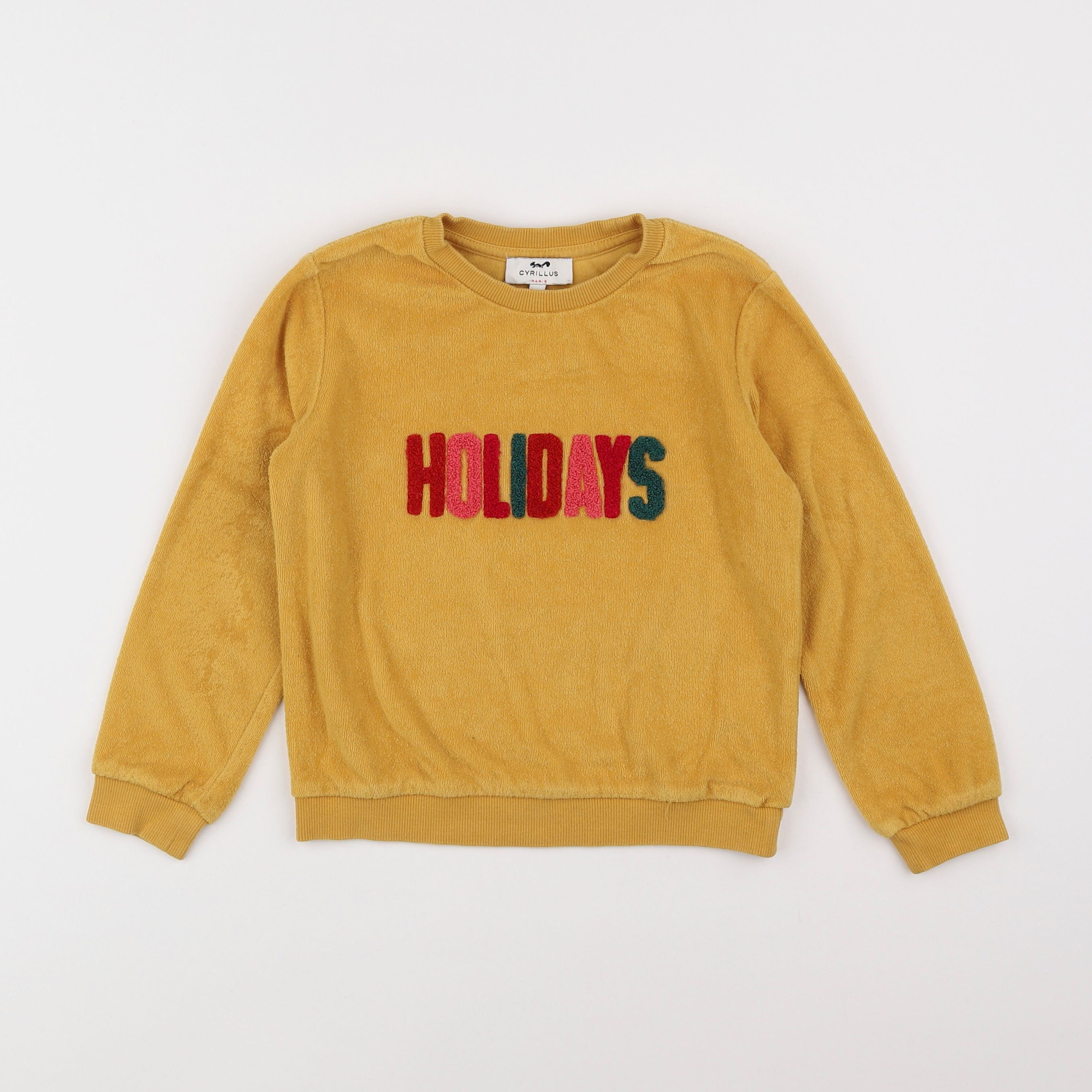 Cyrillus - sweat jaune - 6 ans