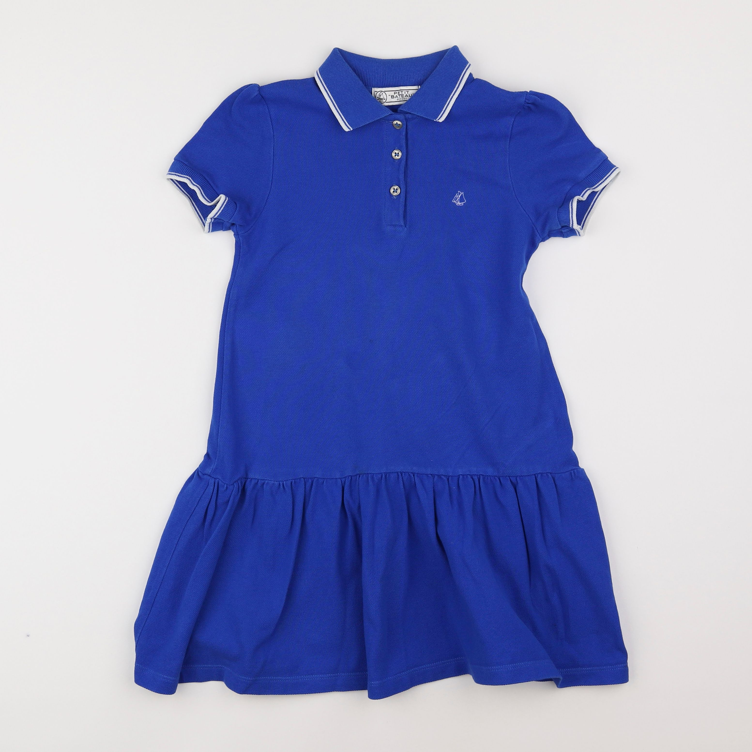 Petit Bateau - robe bleu - 8 ans