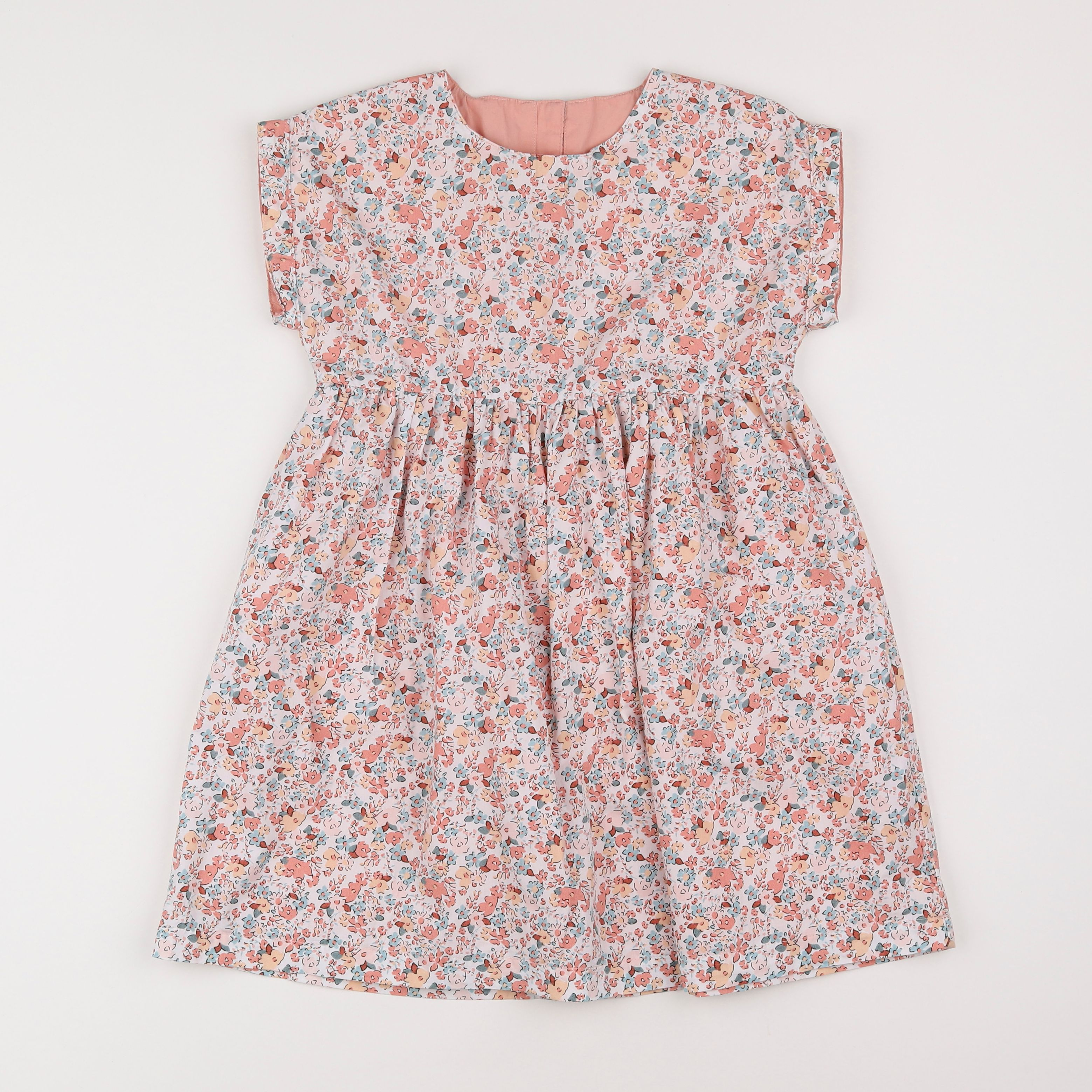 Vertbaudet - robe rose - 7 ans