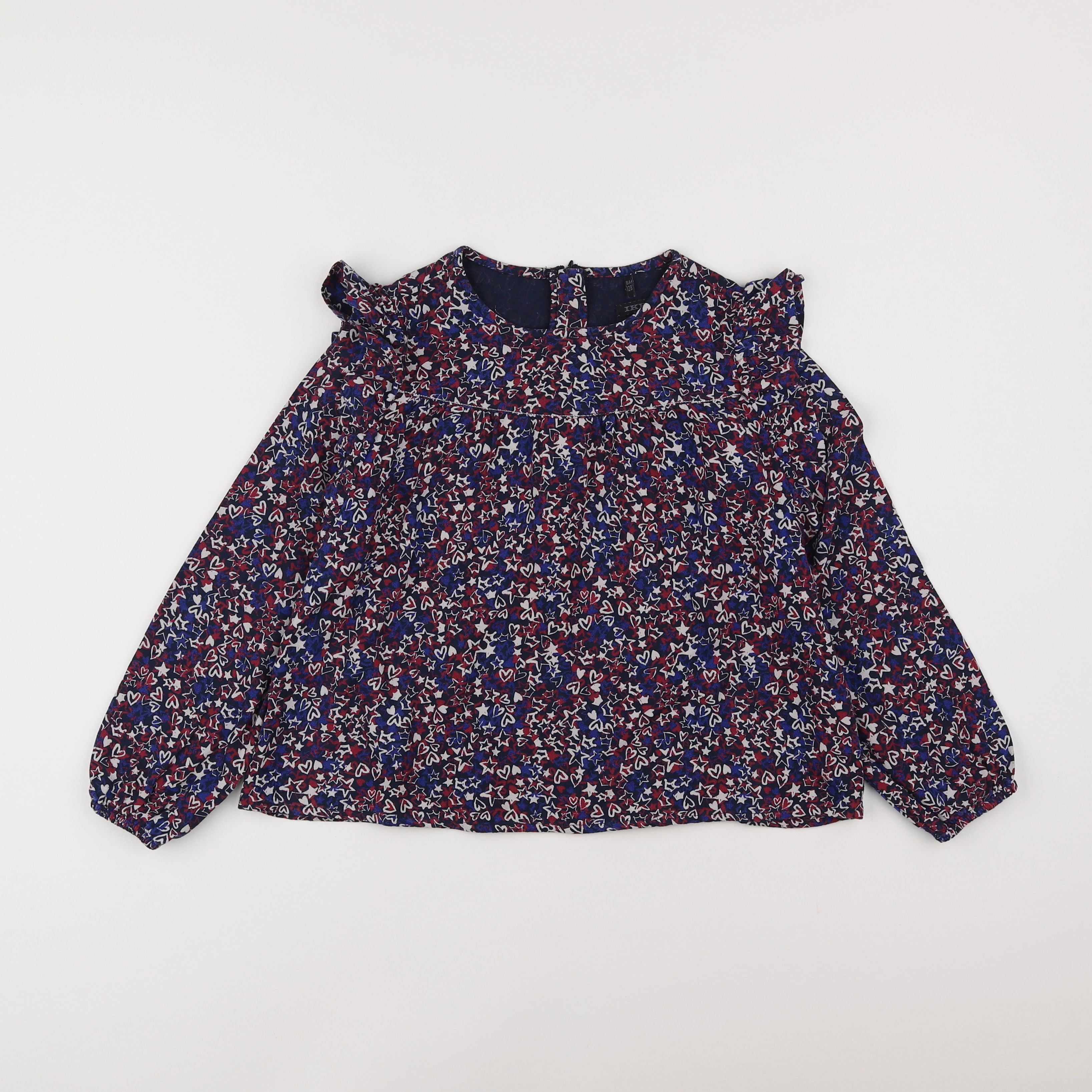 IKKS - blouse bleu - 8 ans