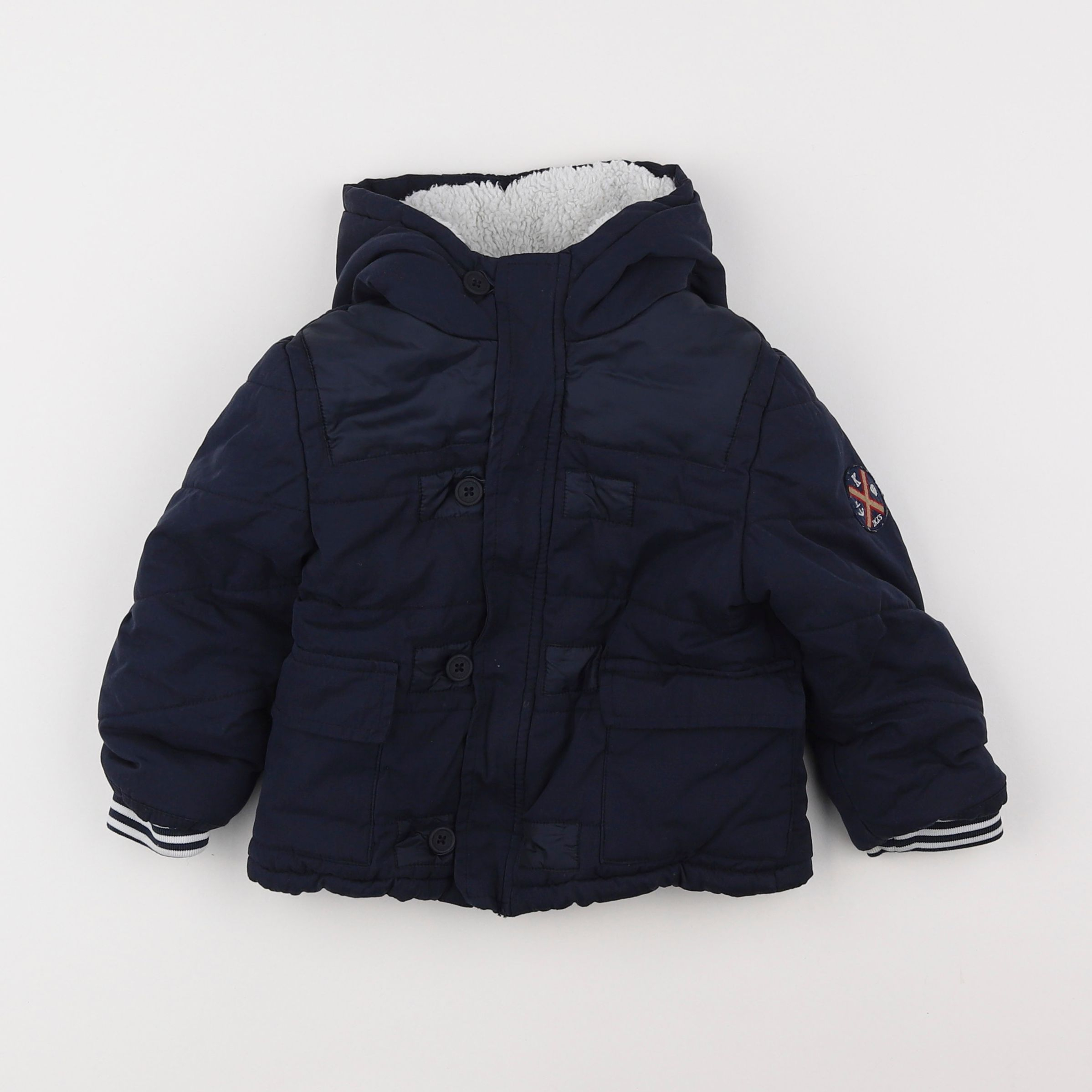 IKKS - parka bleu - 2 ans