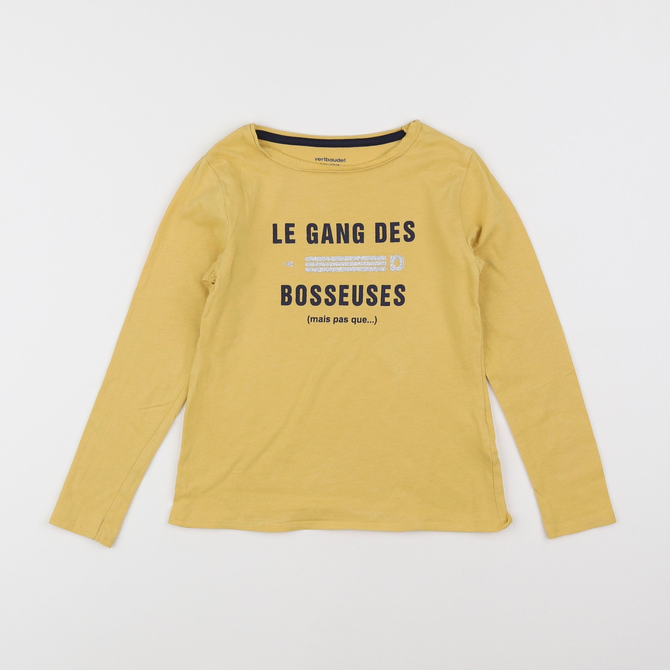 Vertbaudet - tee-shirt jaune - 6 ans