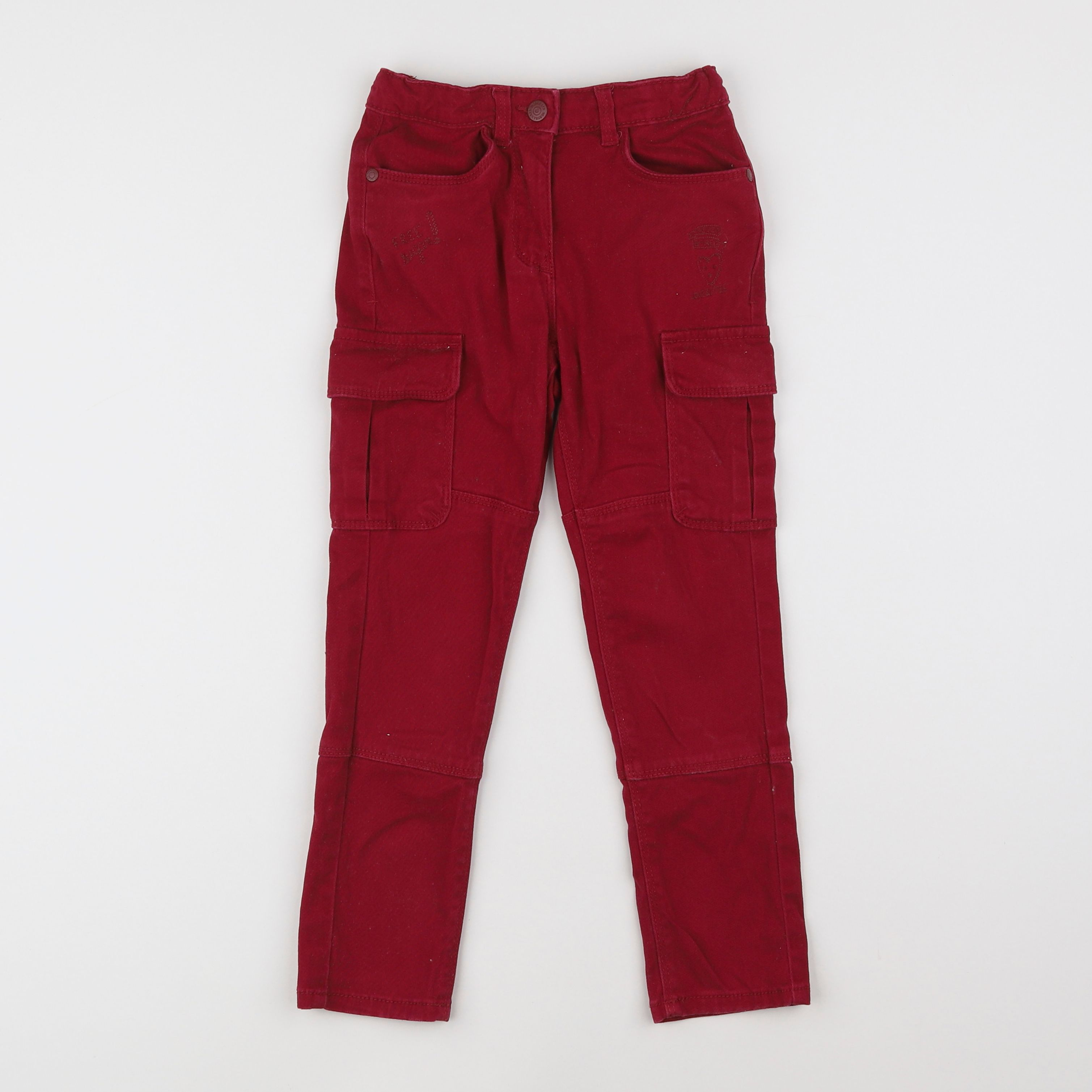 Vertbaudet - pantalon rouge - 6 ans