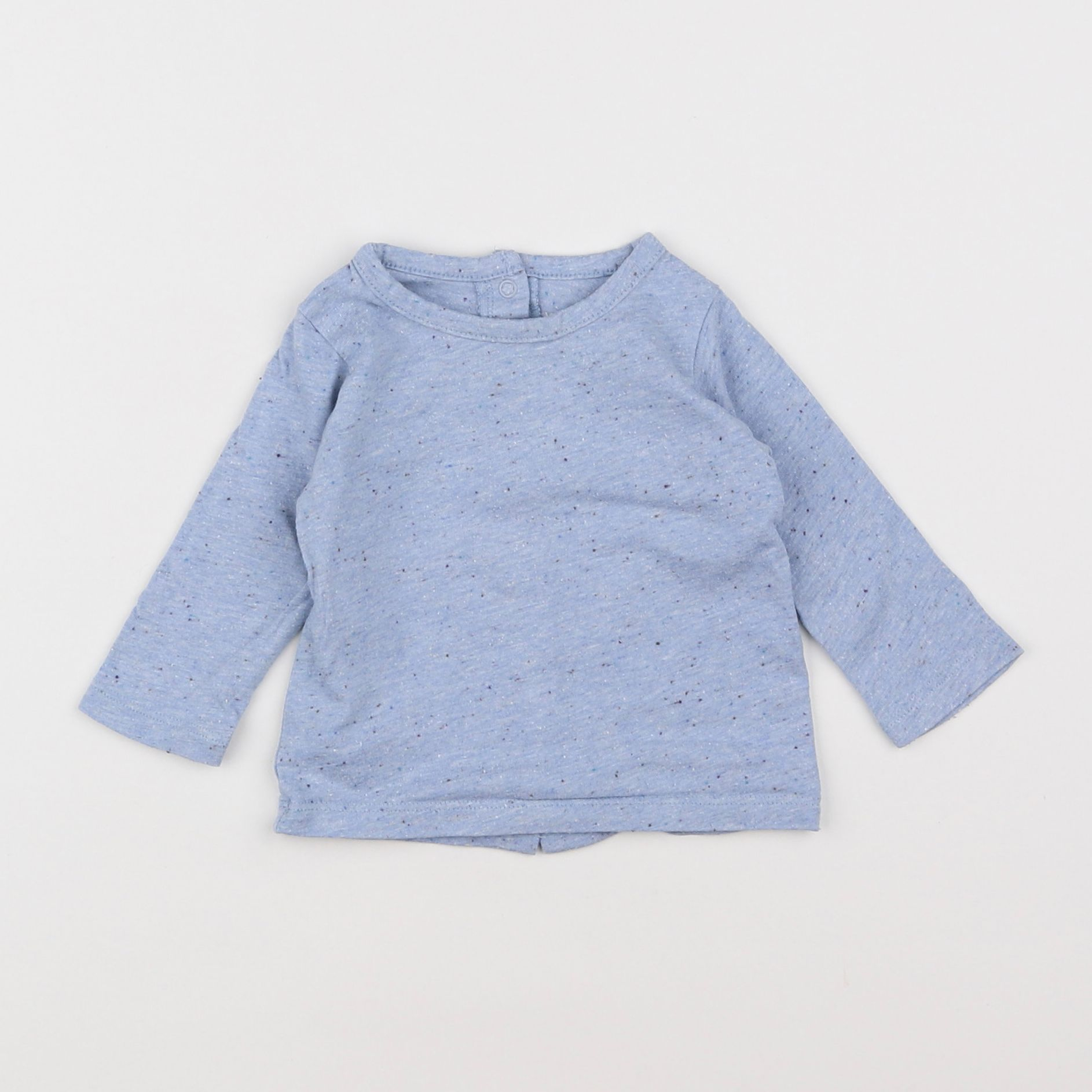 Vertbaudet - tee-shirt bleu - 3 mois