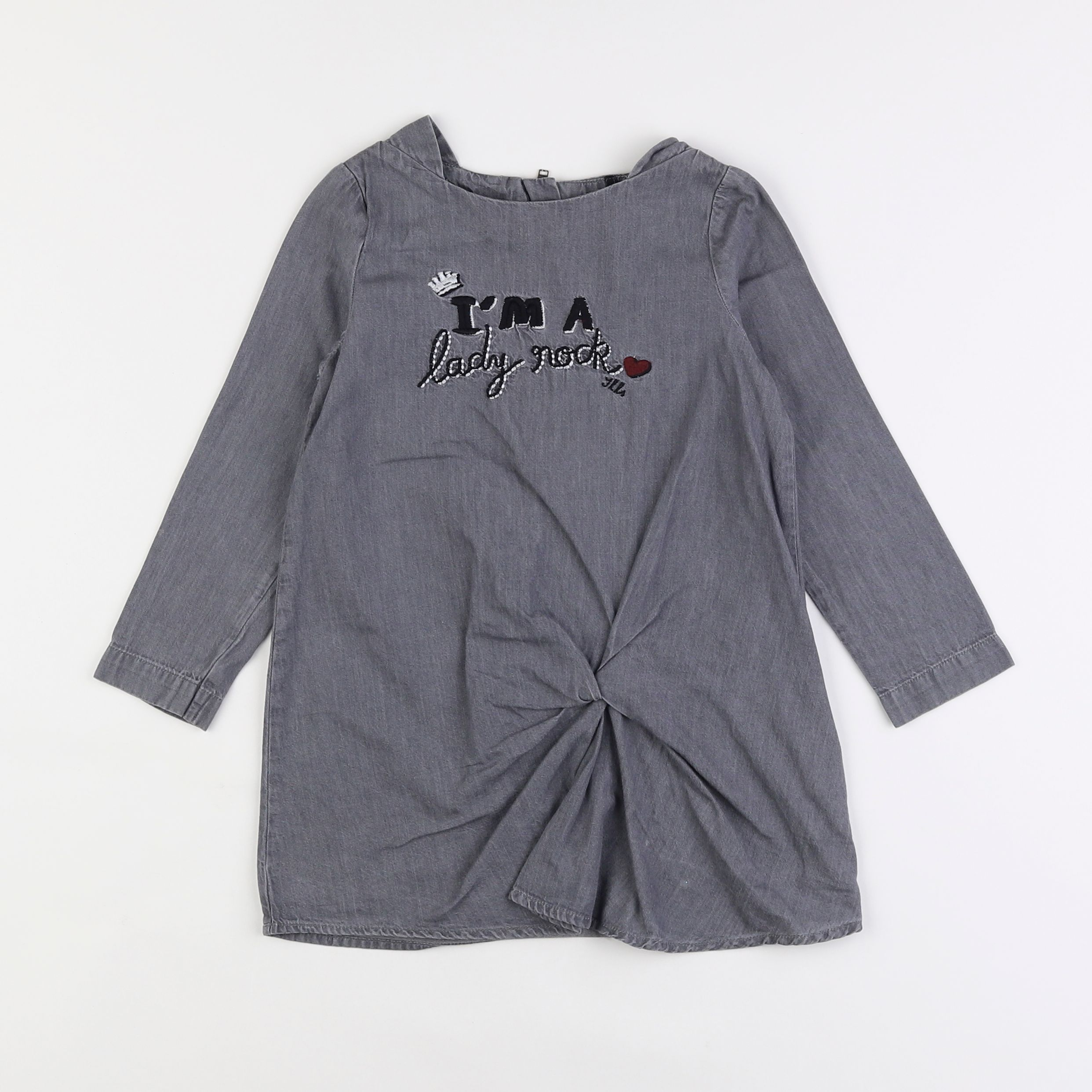 IKKS - robe gris - 3 ans