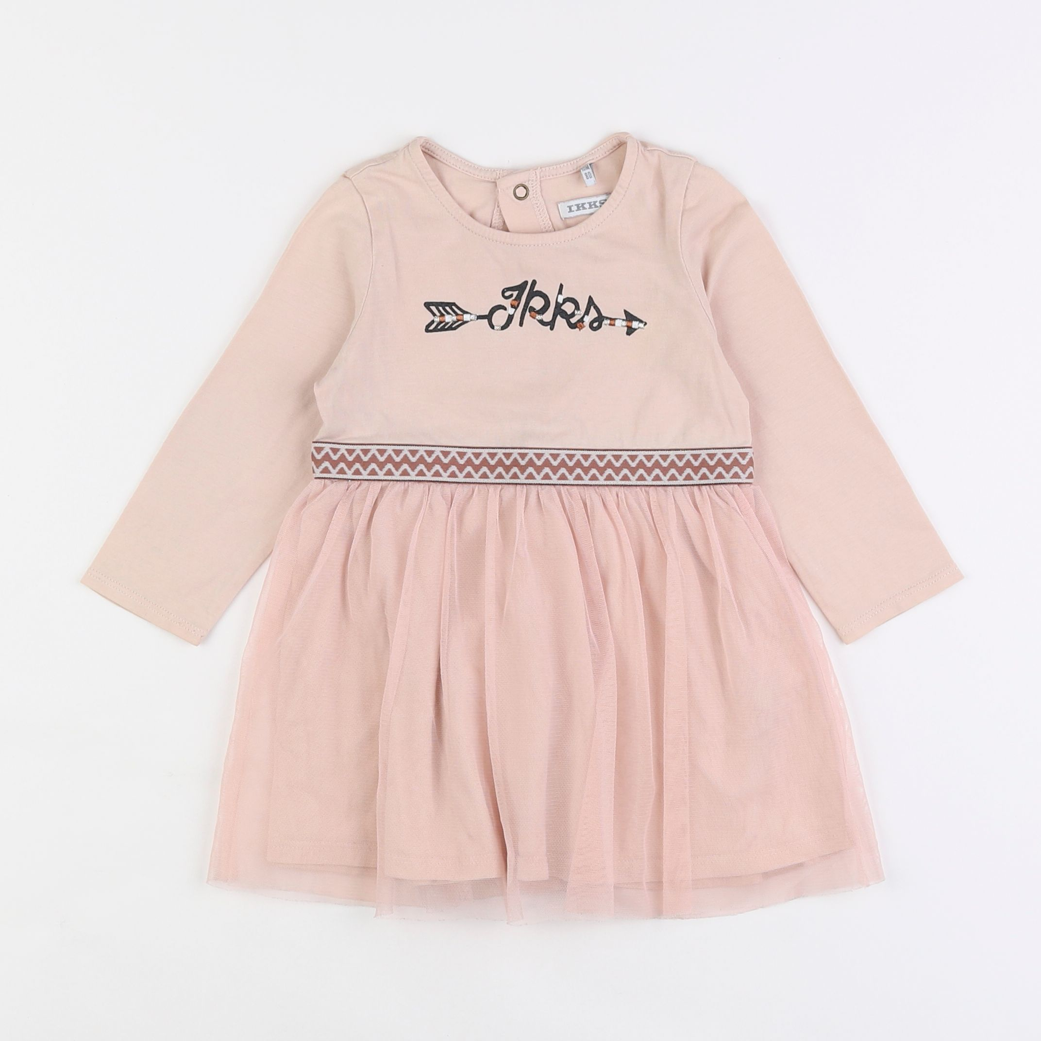 IKKS - robe rose - 18 mois