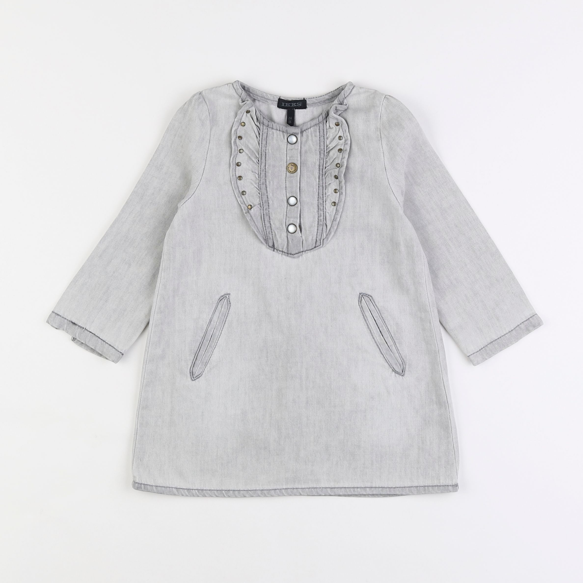 IKKS - robe gris - 2 ans