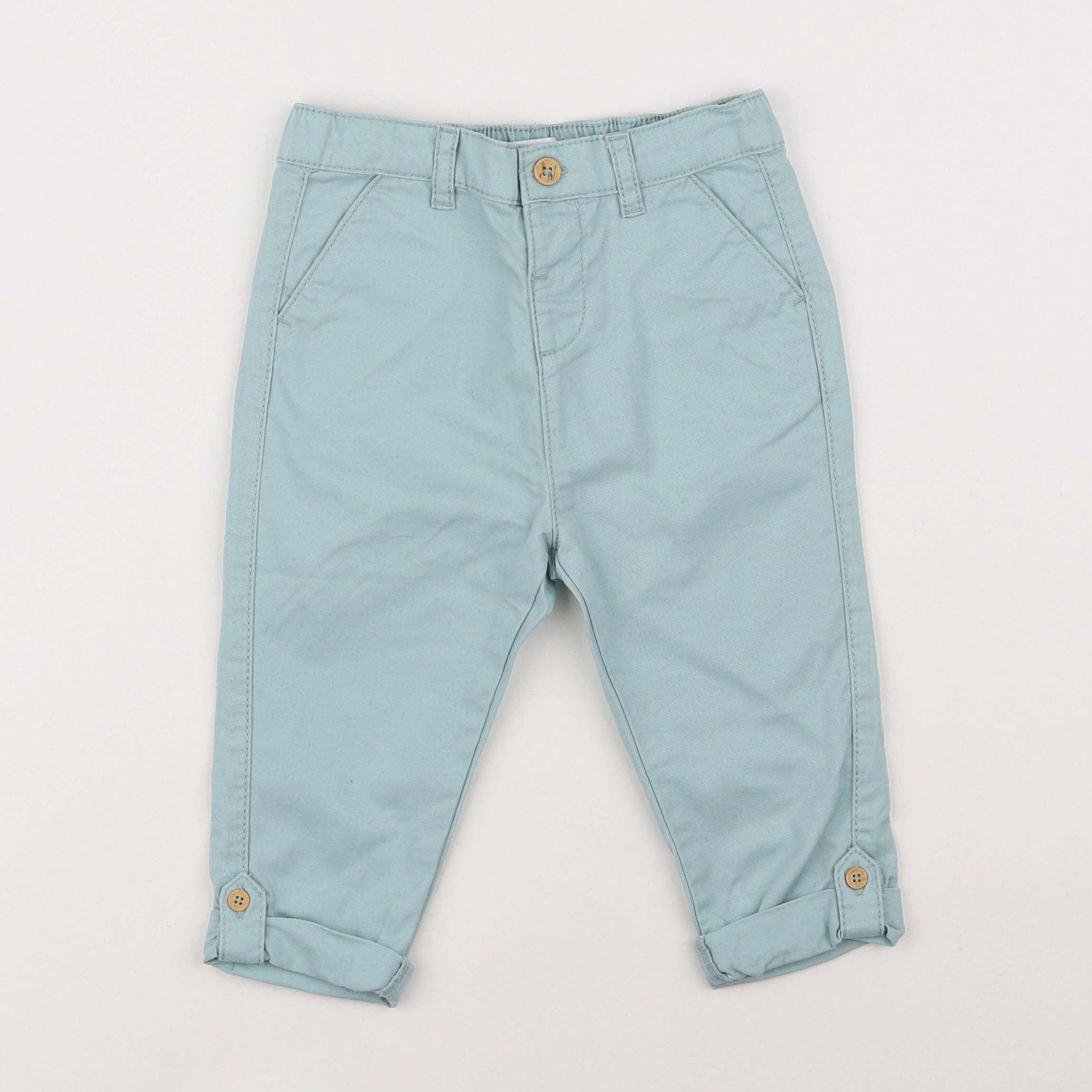 Vertbaudet - pantalon bleu - 18 mois