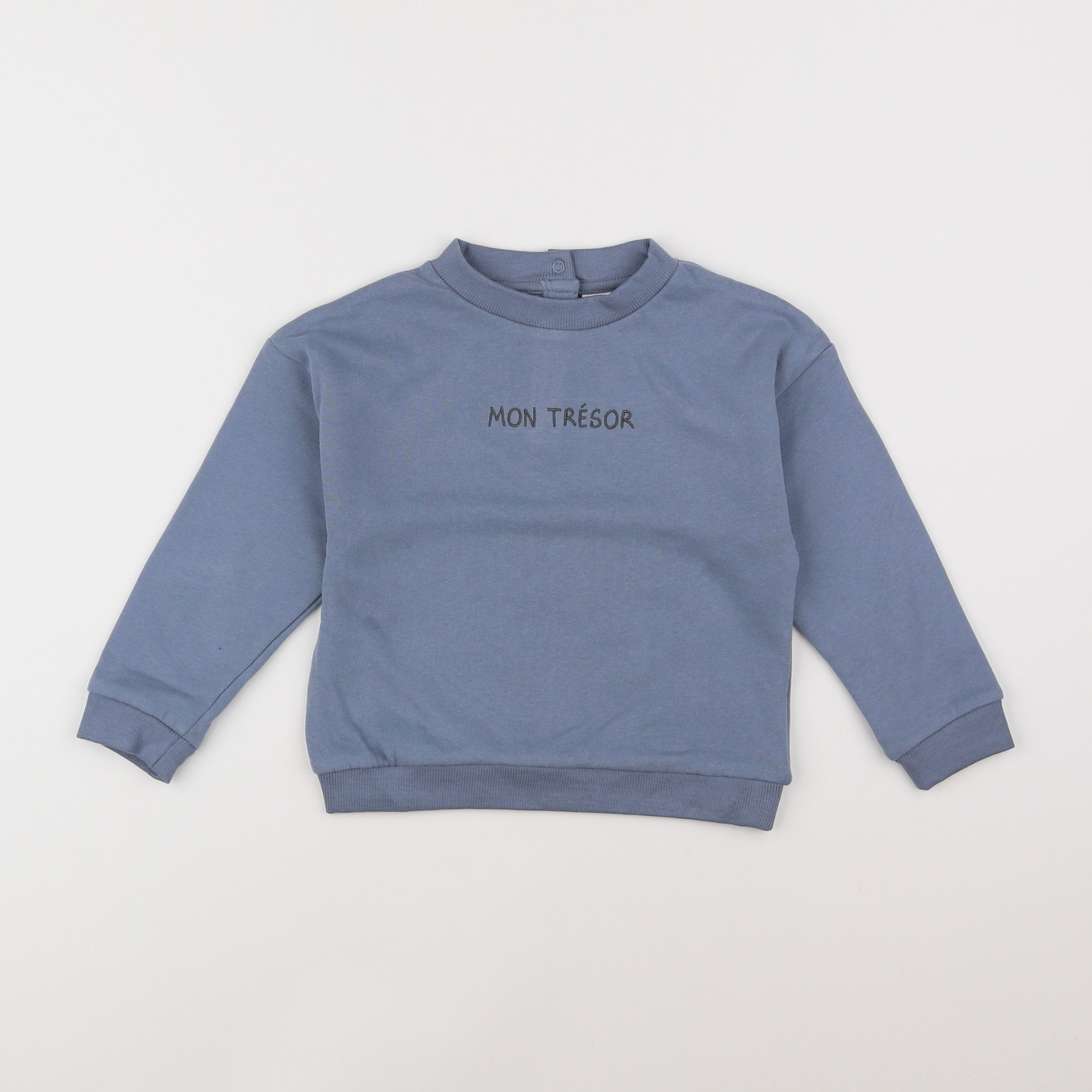 Vertbaudet - sweat bleu - 3 ans