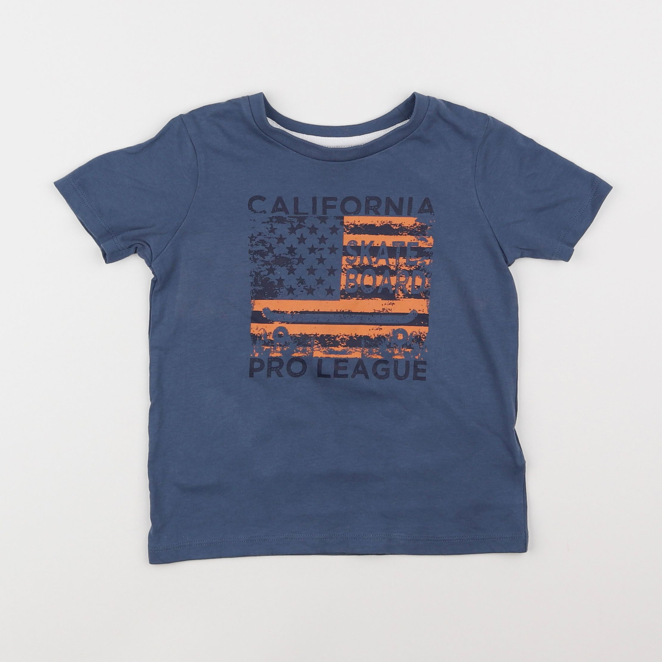 Vertbaudet - tee-shirt bleu - 3 ans