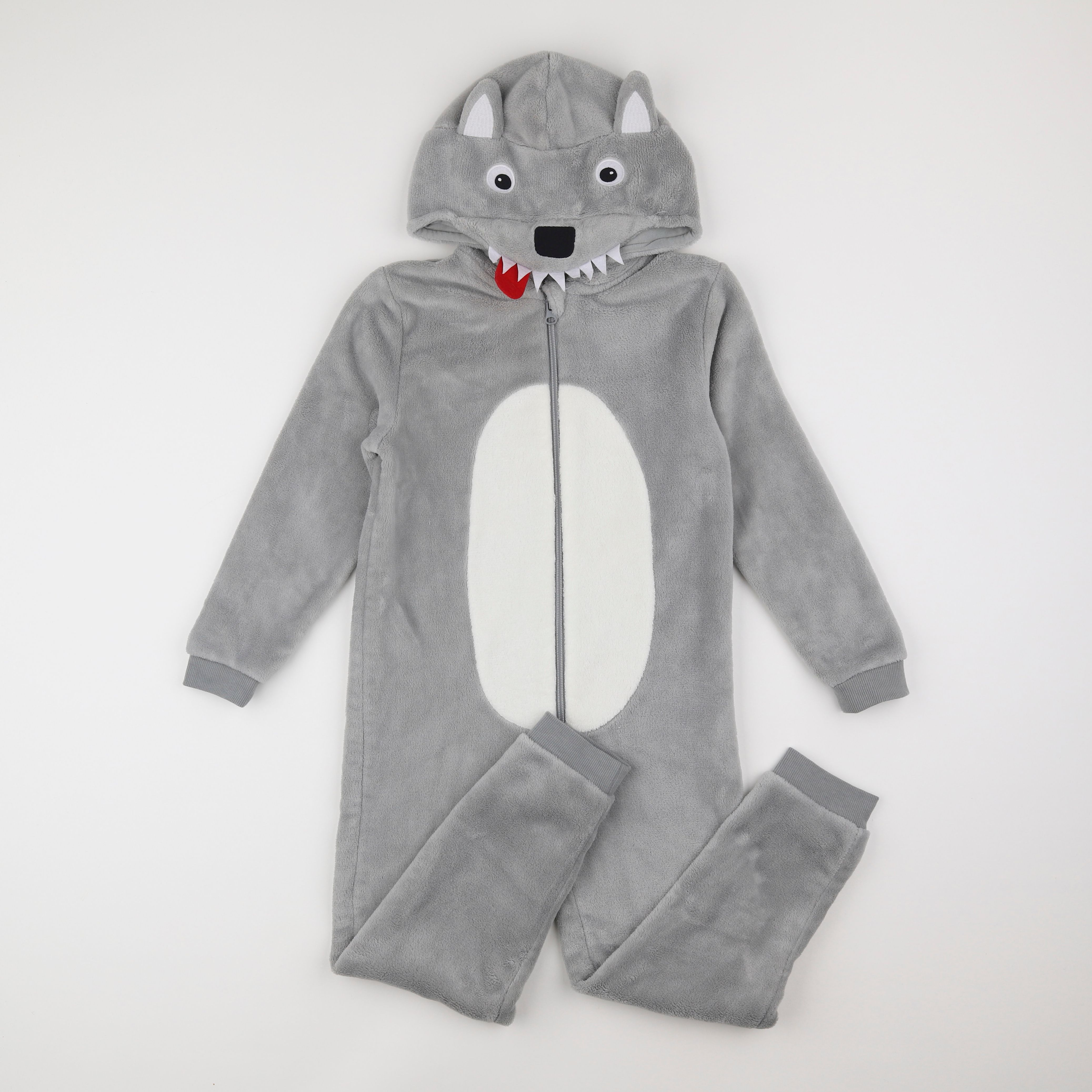 Vertbaudet - sur-pyjama gris - 8 ans