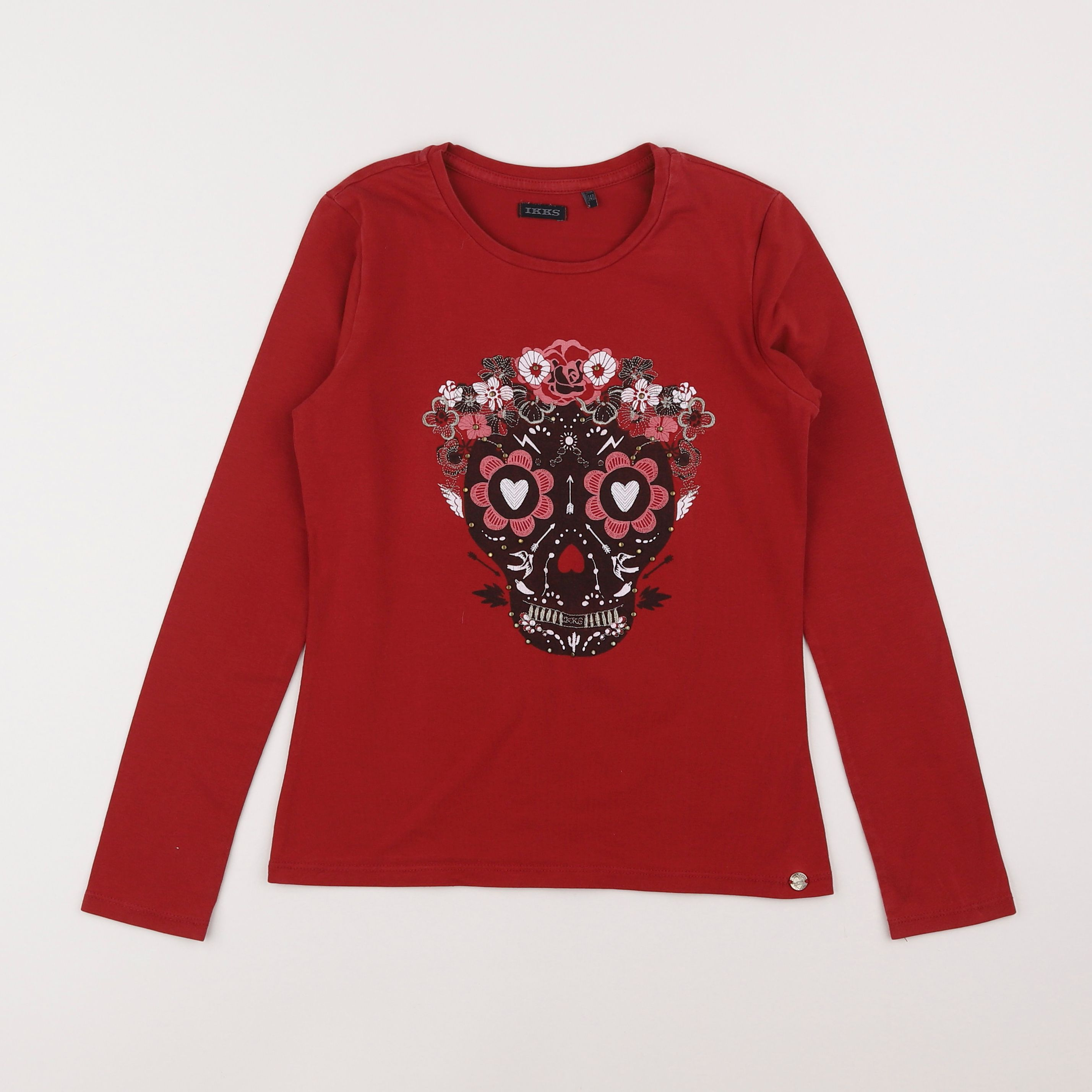 IKKS - tee-shirt rouge - 10 ans