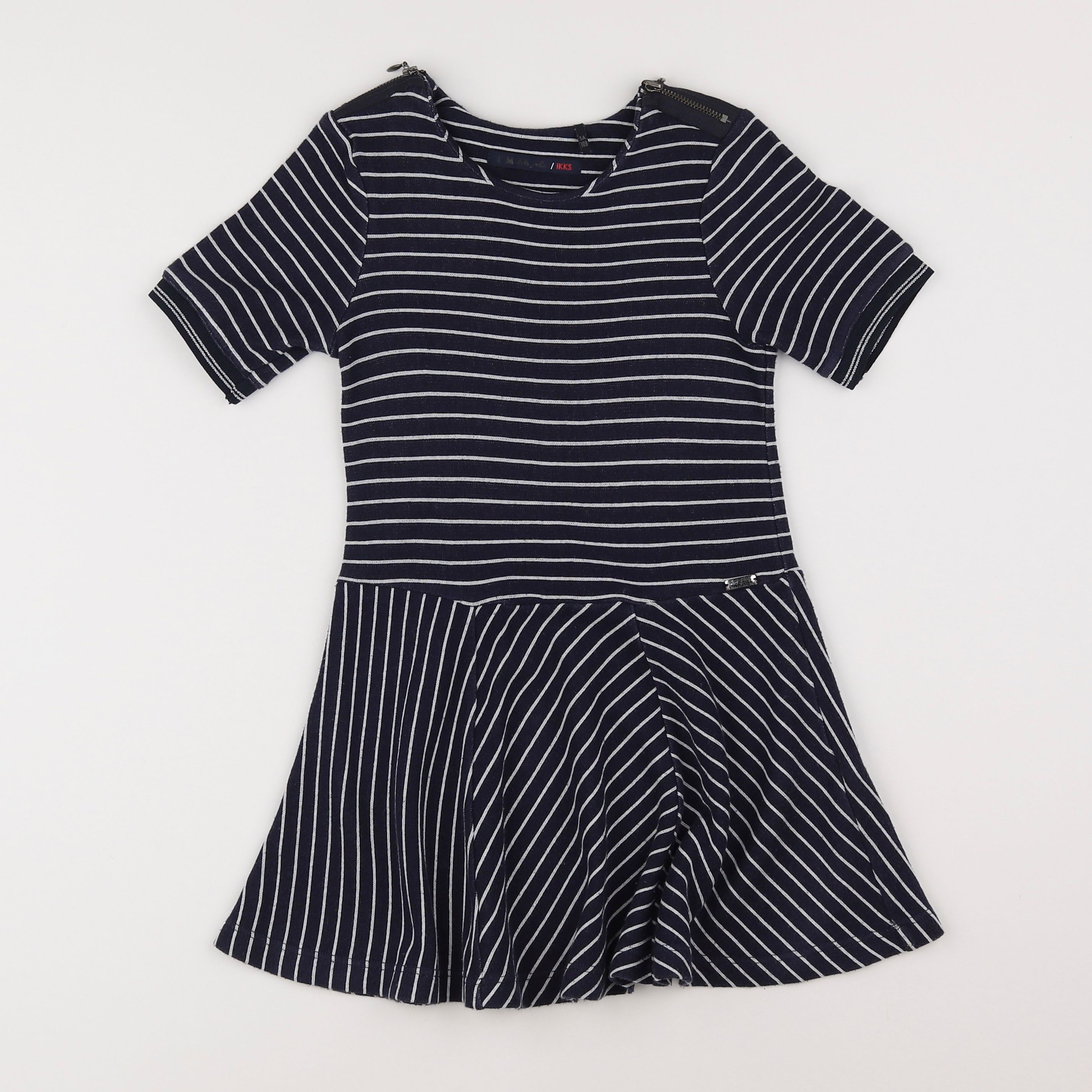 IKKS - robe bleu, blanc - 5 ans