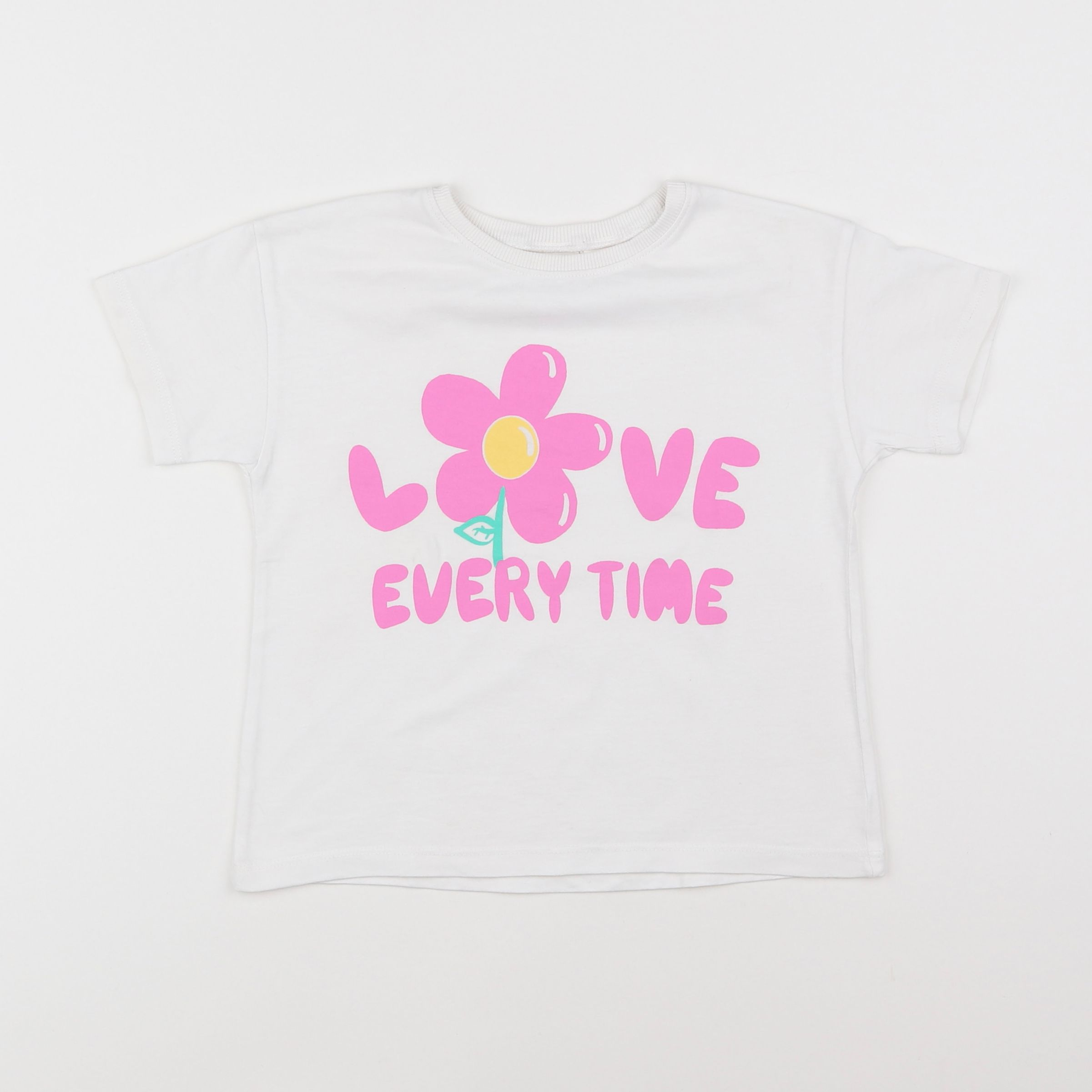 Zara - tee-shirt blanc - 2/3 ans