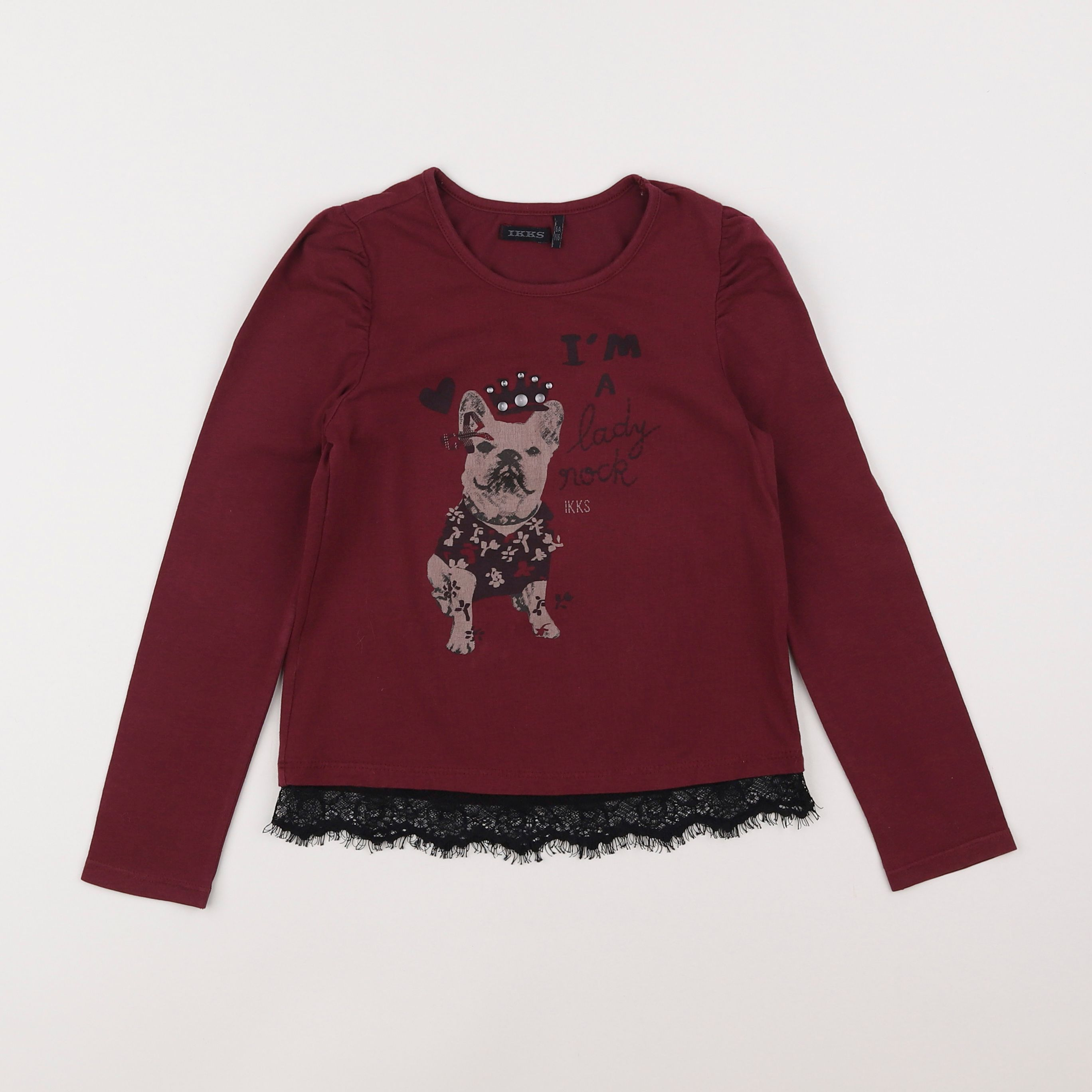 IKKS - tee-shirt rouge - 6 ans