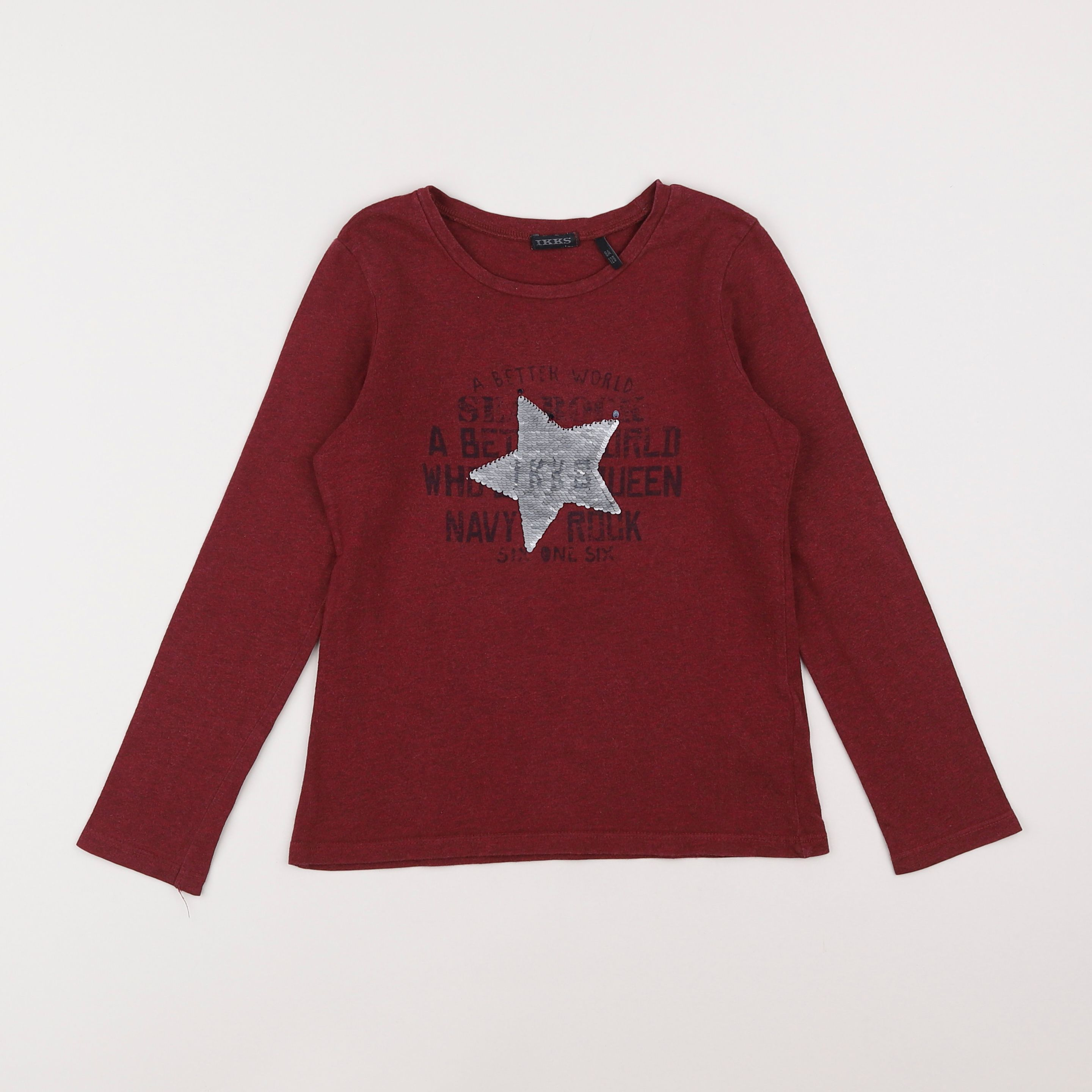 IKKS - tee-shirt rouge - 8 ans