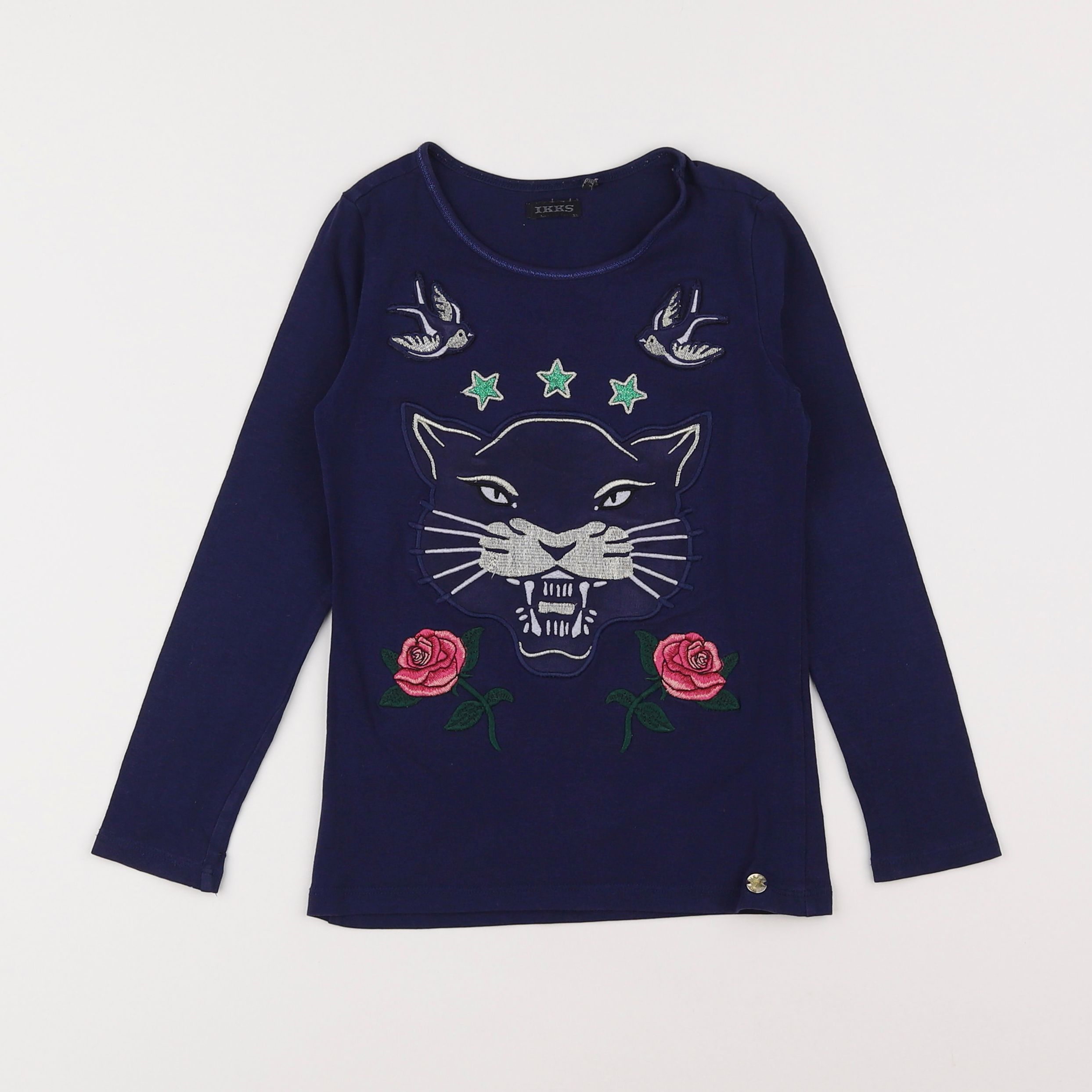 IKKS - tee-shirt bleu - 6 ans