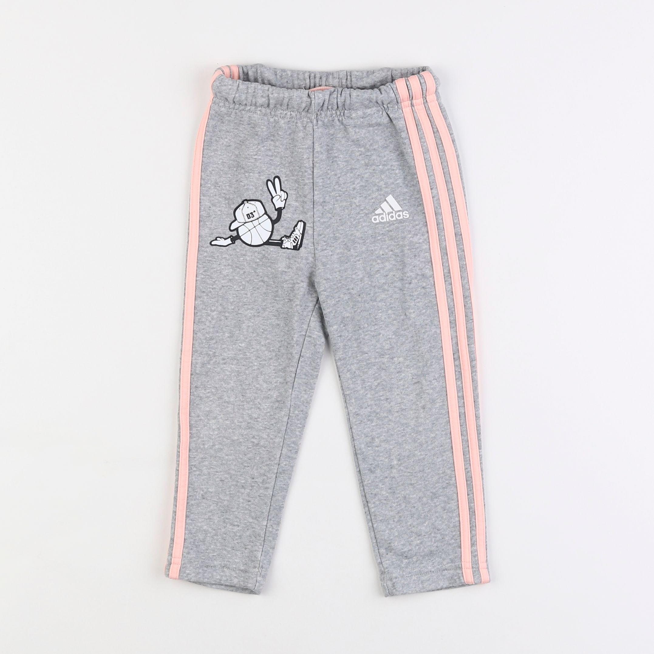 Adidas - jogging gris - 12/18 mois