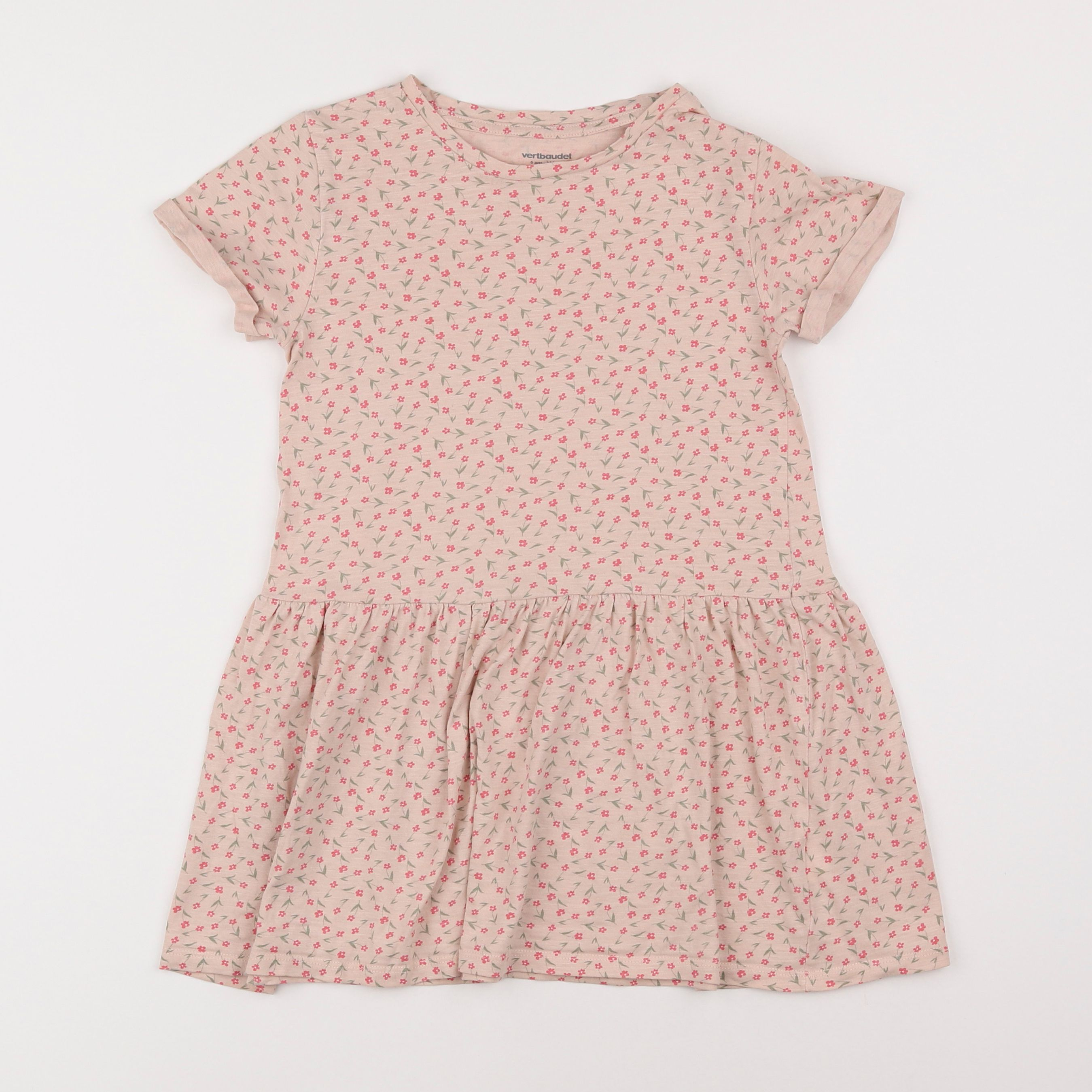 Vertbaudet - robe rose - 6 ans