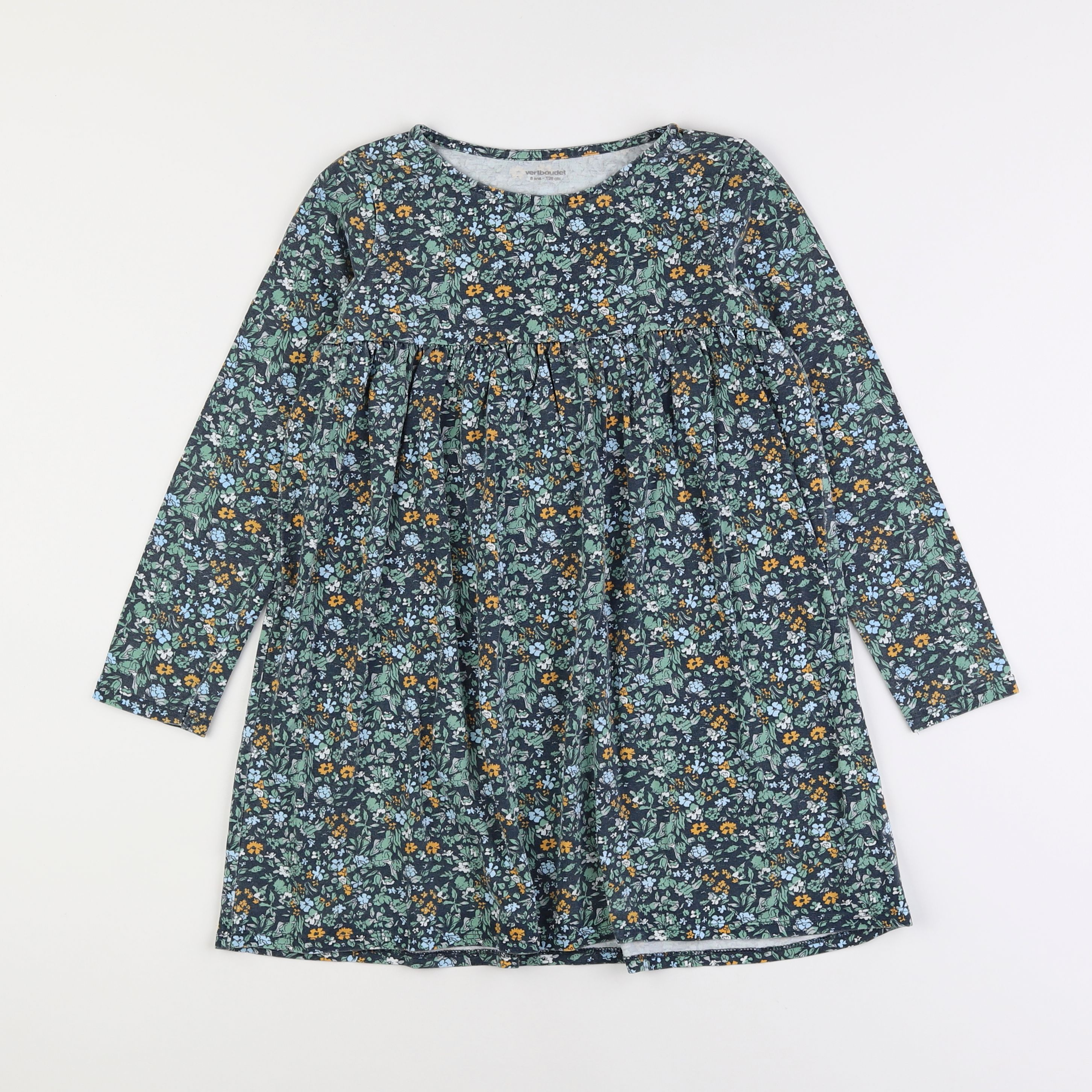 Vertbaudet - robe multicolore - 8 ans