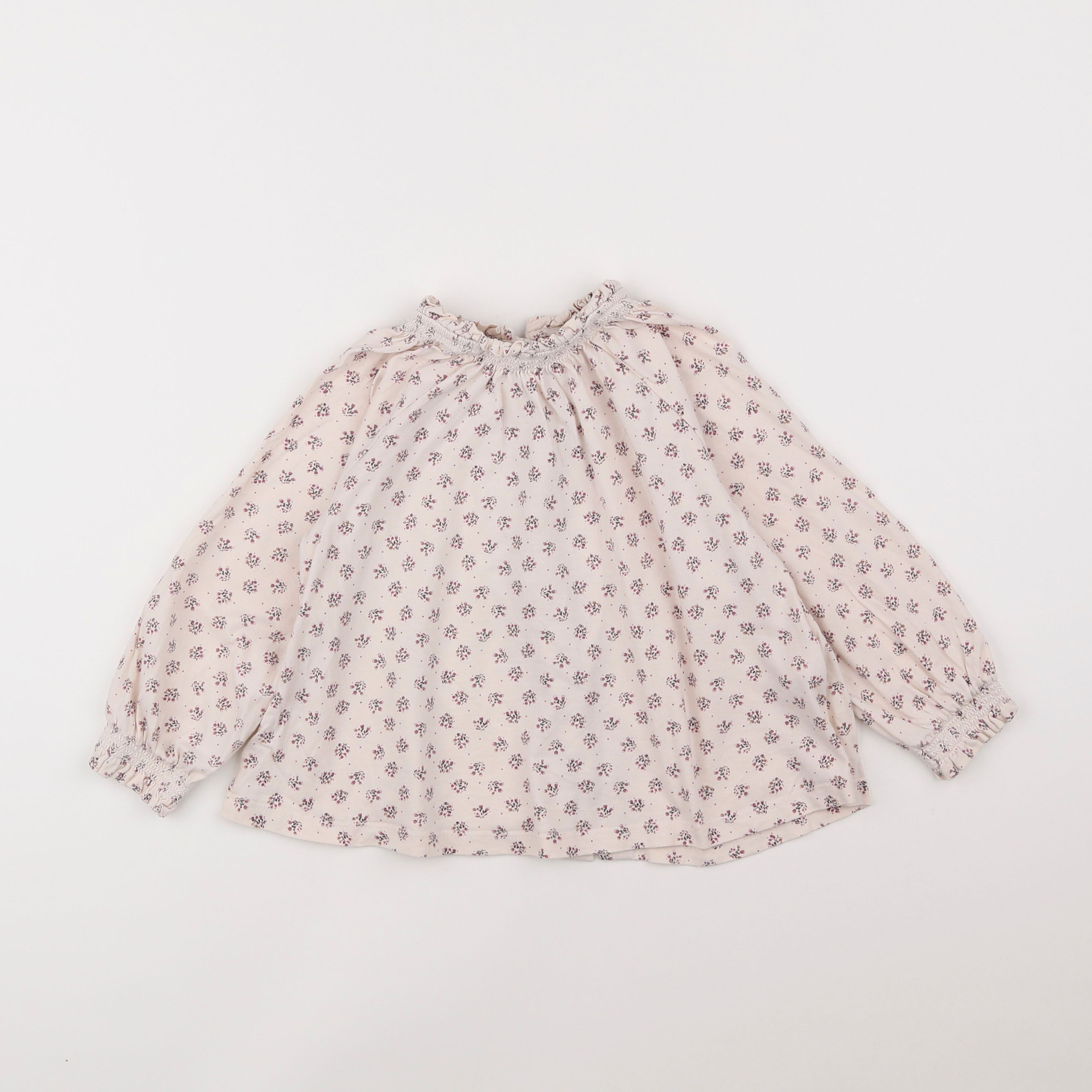 Vertbaudet - blouse beige - 3 ans