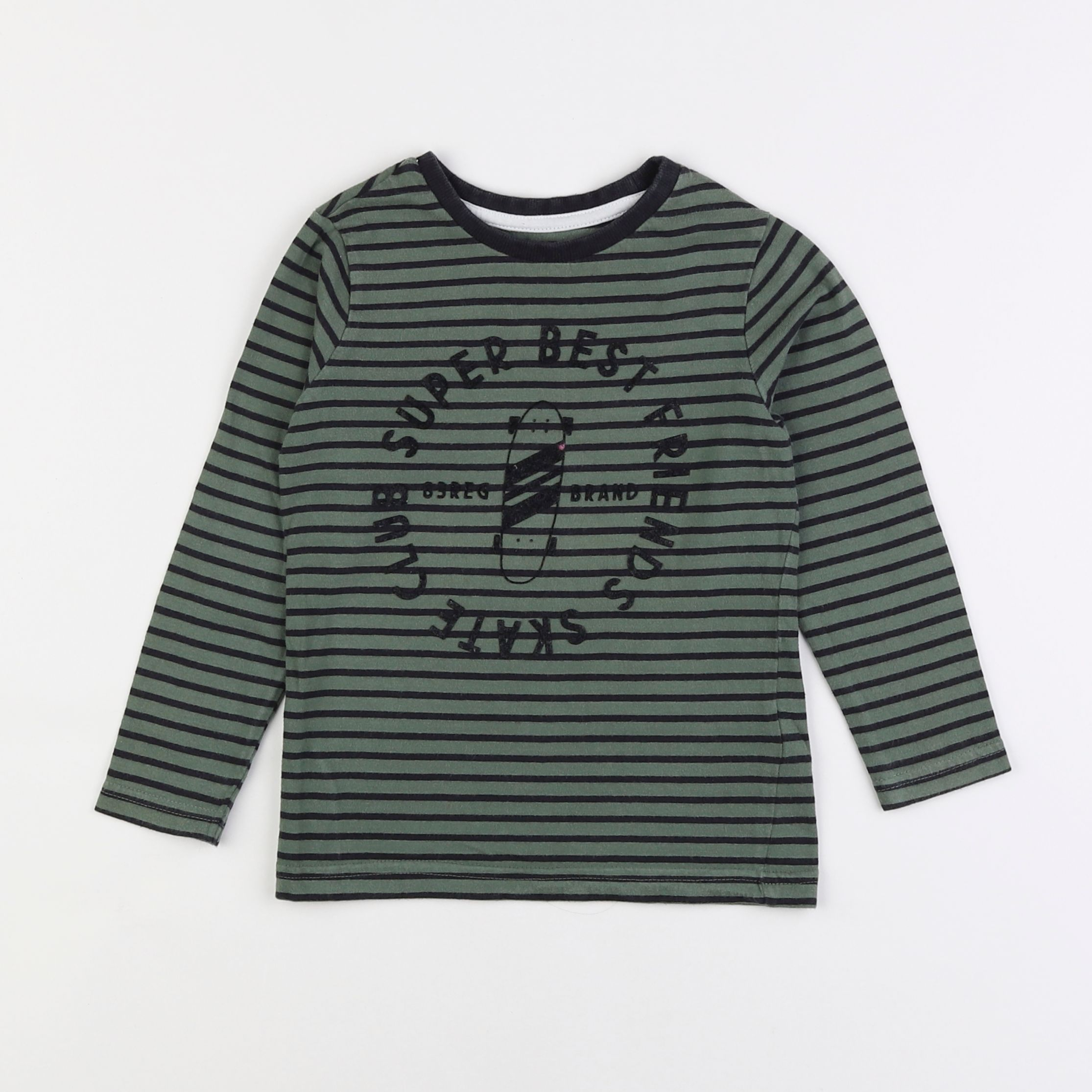 Vertbaudet - tee-shirt vert - 5 ans