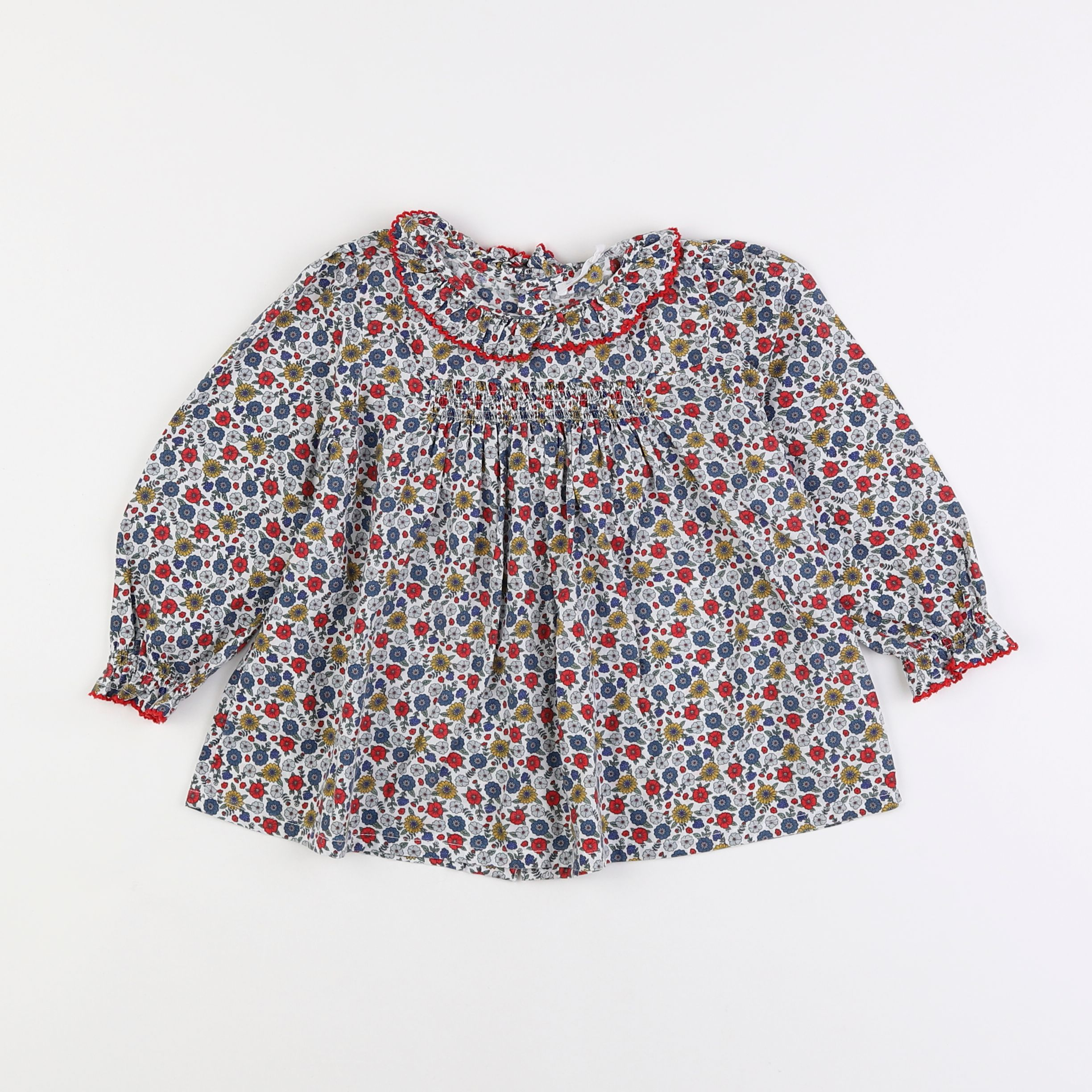 Boutchou - blouse multicolore - 3 ans