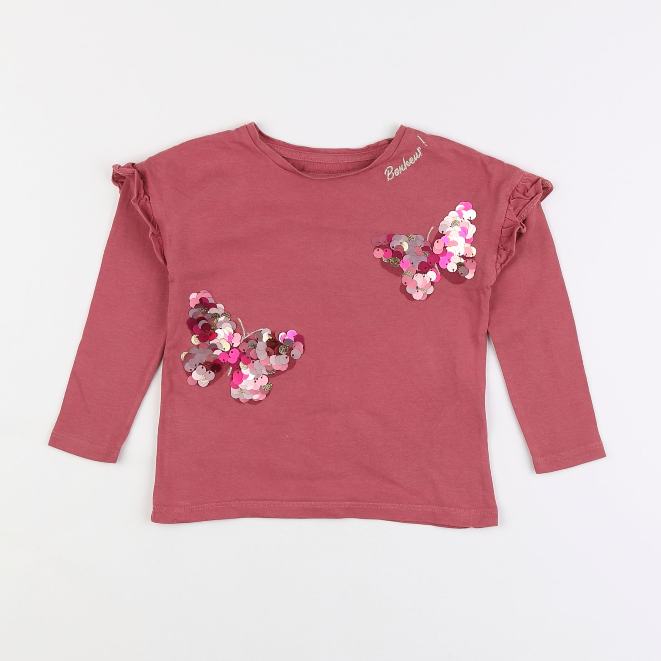 Vertbaudet - tee-shirt rose - 3 ans