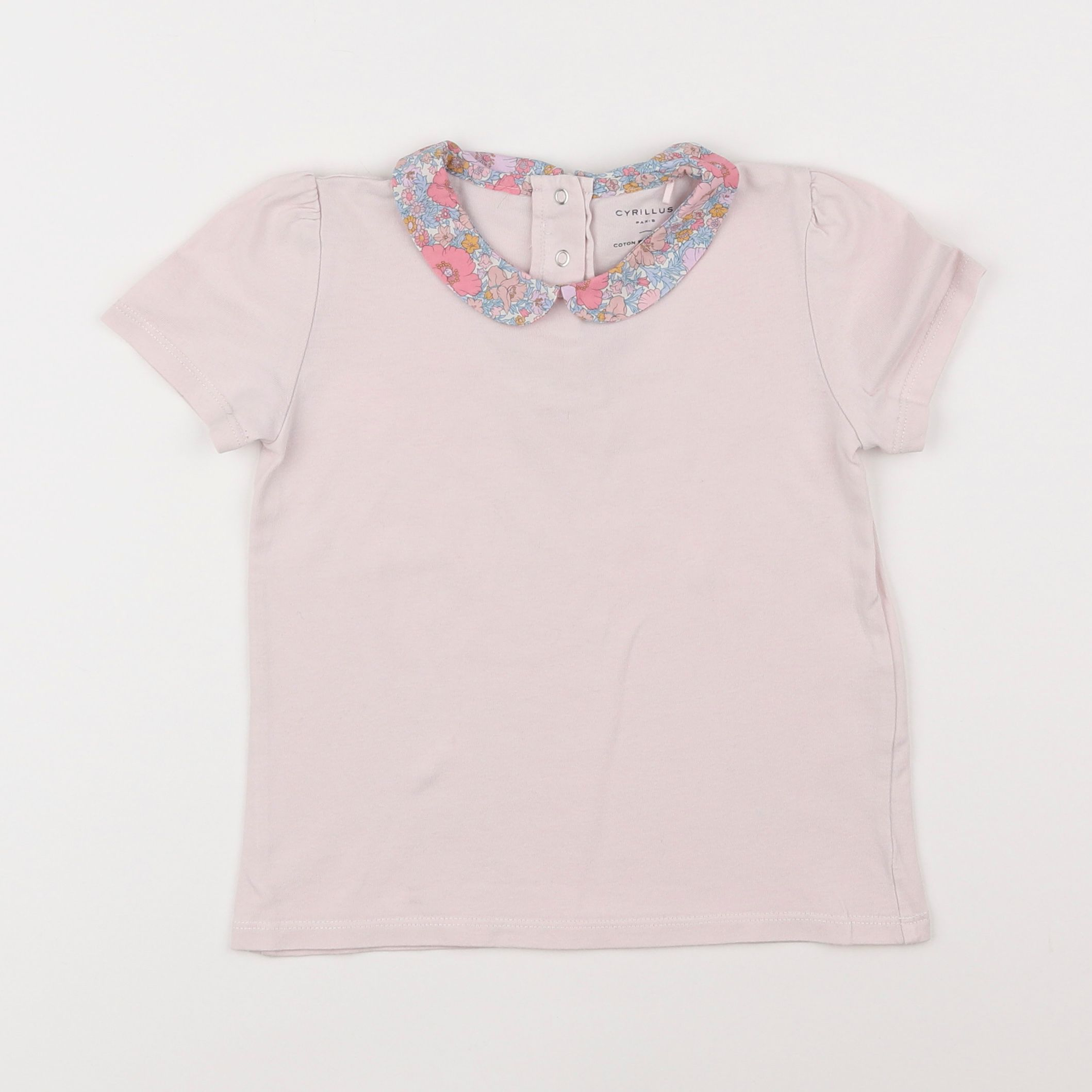 Cyrillus - tee-shirt rose - 6 ans