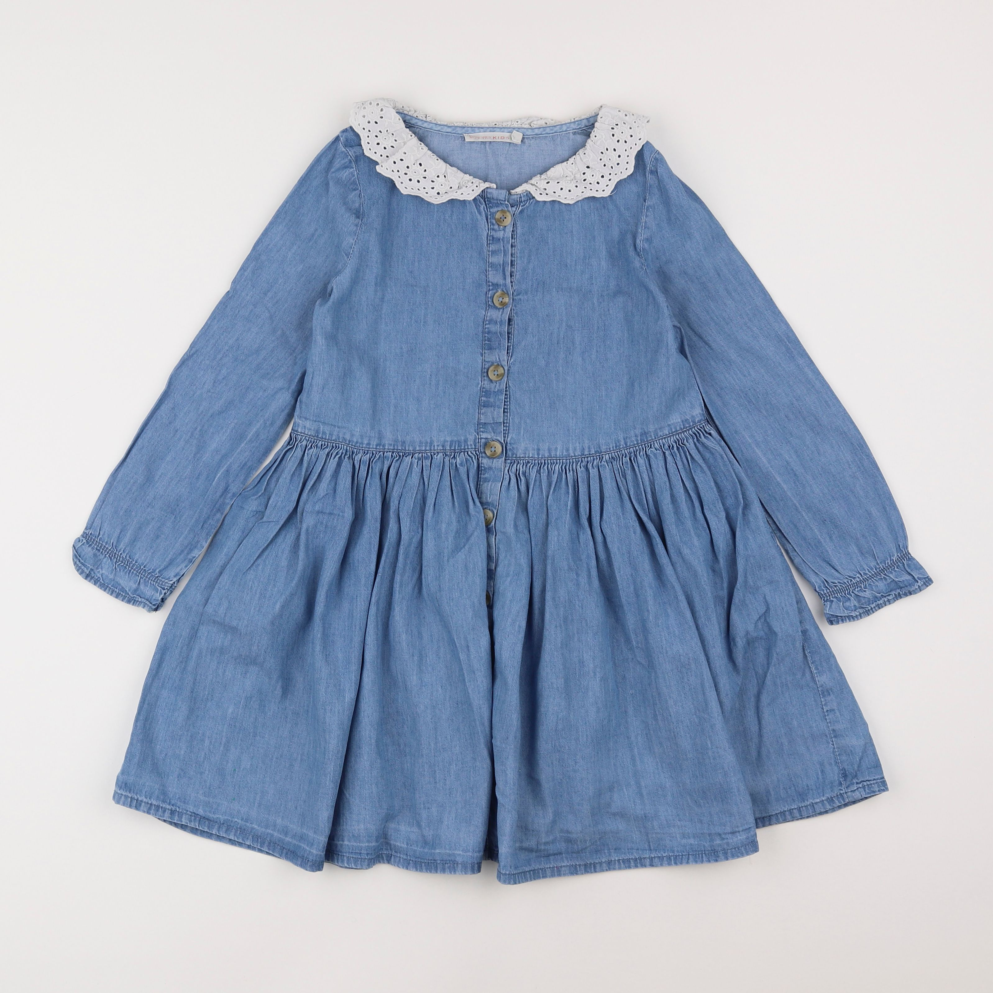 Monoprix - robe bleu - 6 ans