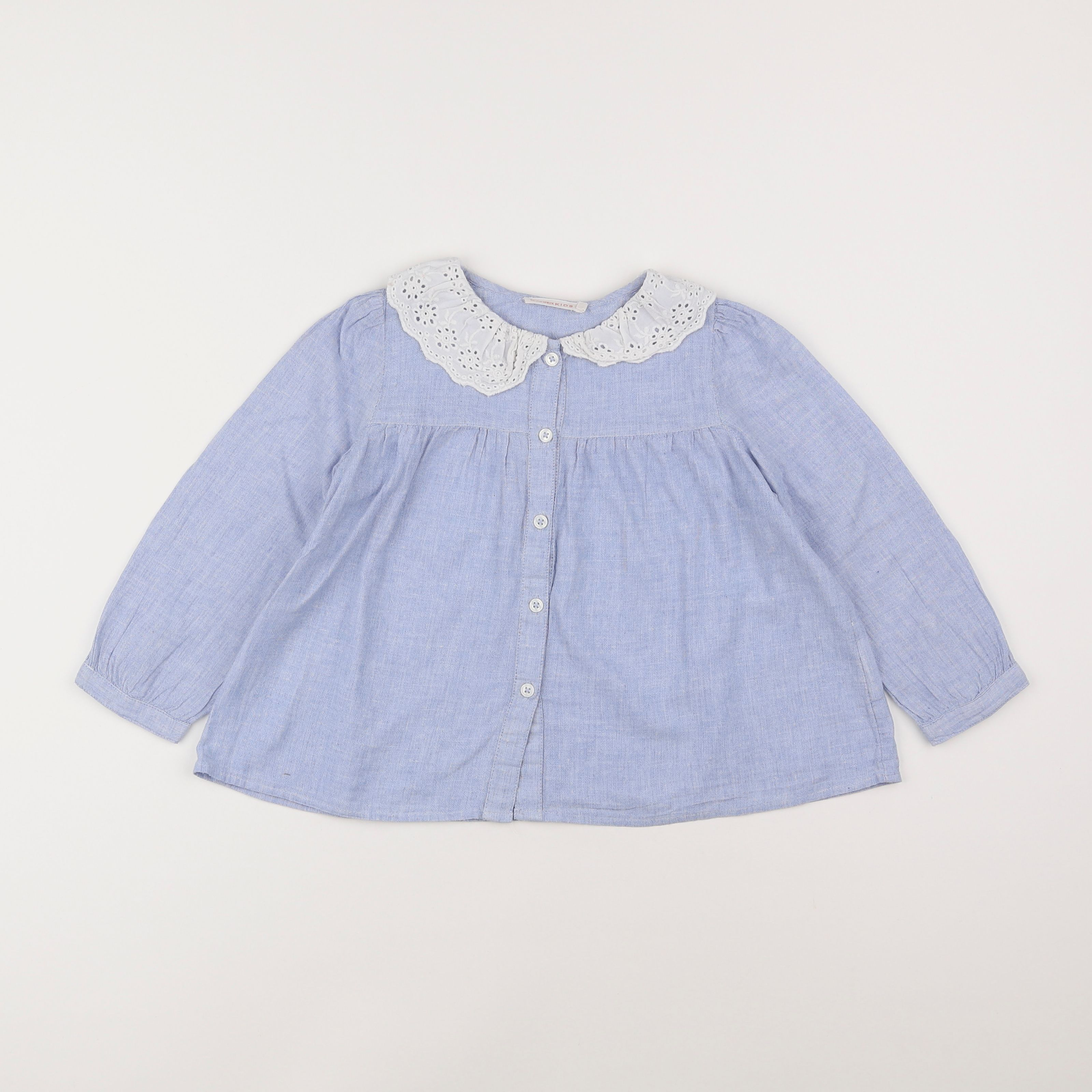 Monoprix - blouse bleu - 5 ans