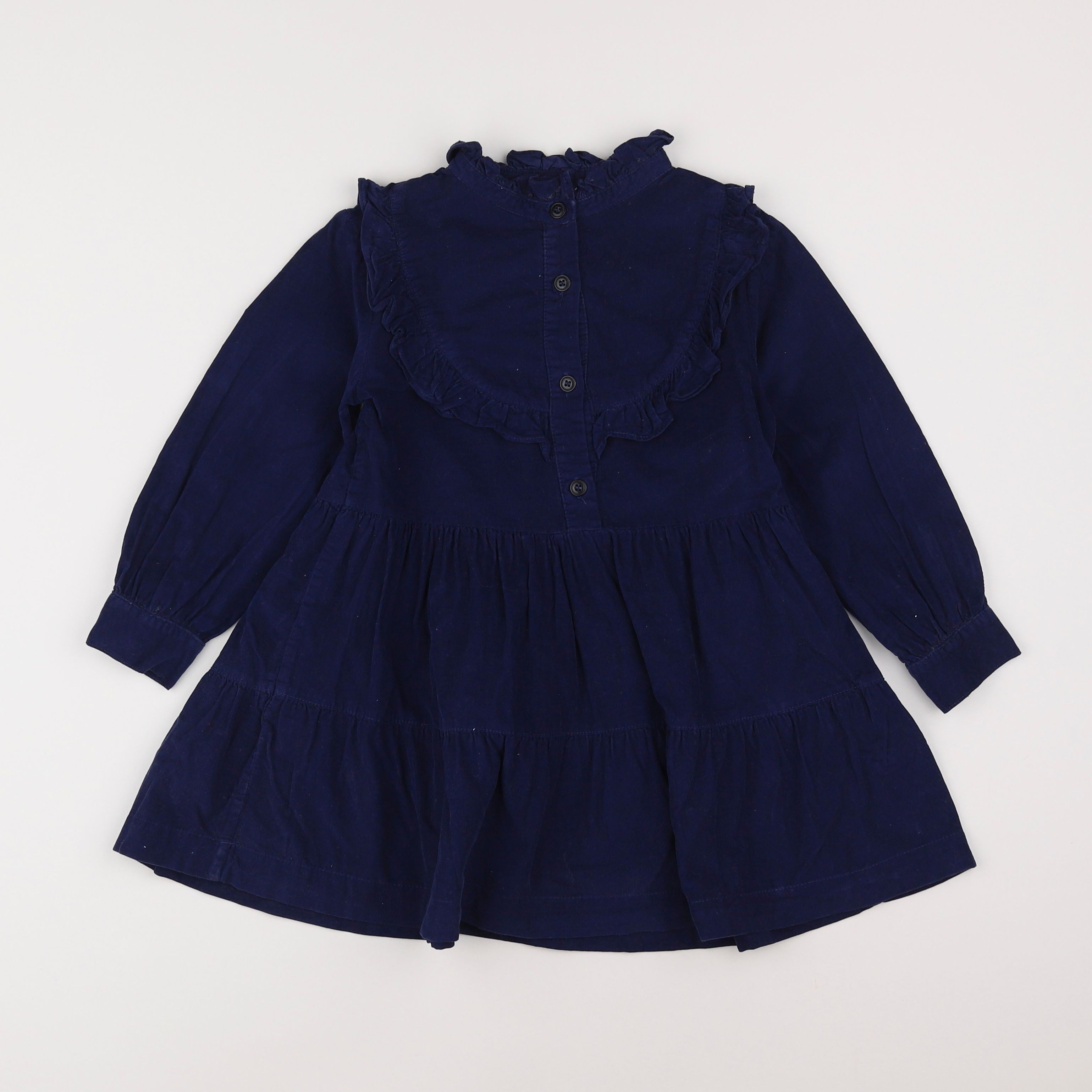 Petit Bateau - robe bleu - 6 ans