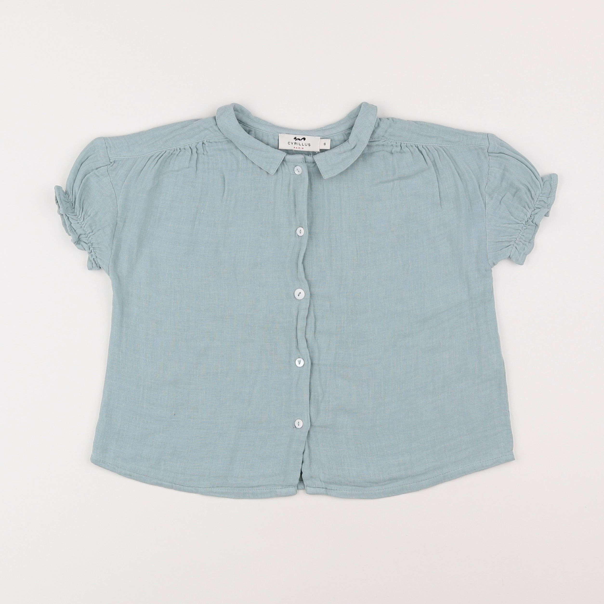 Cyrillus - blouse vert - 6 ans