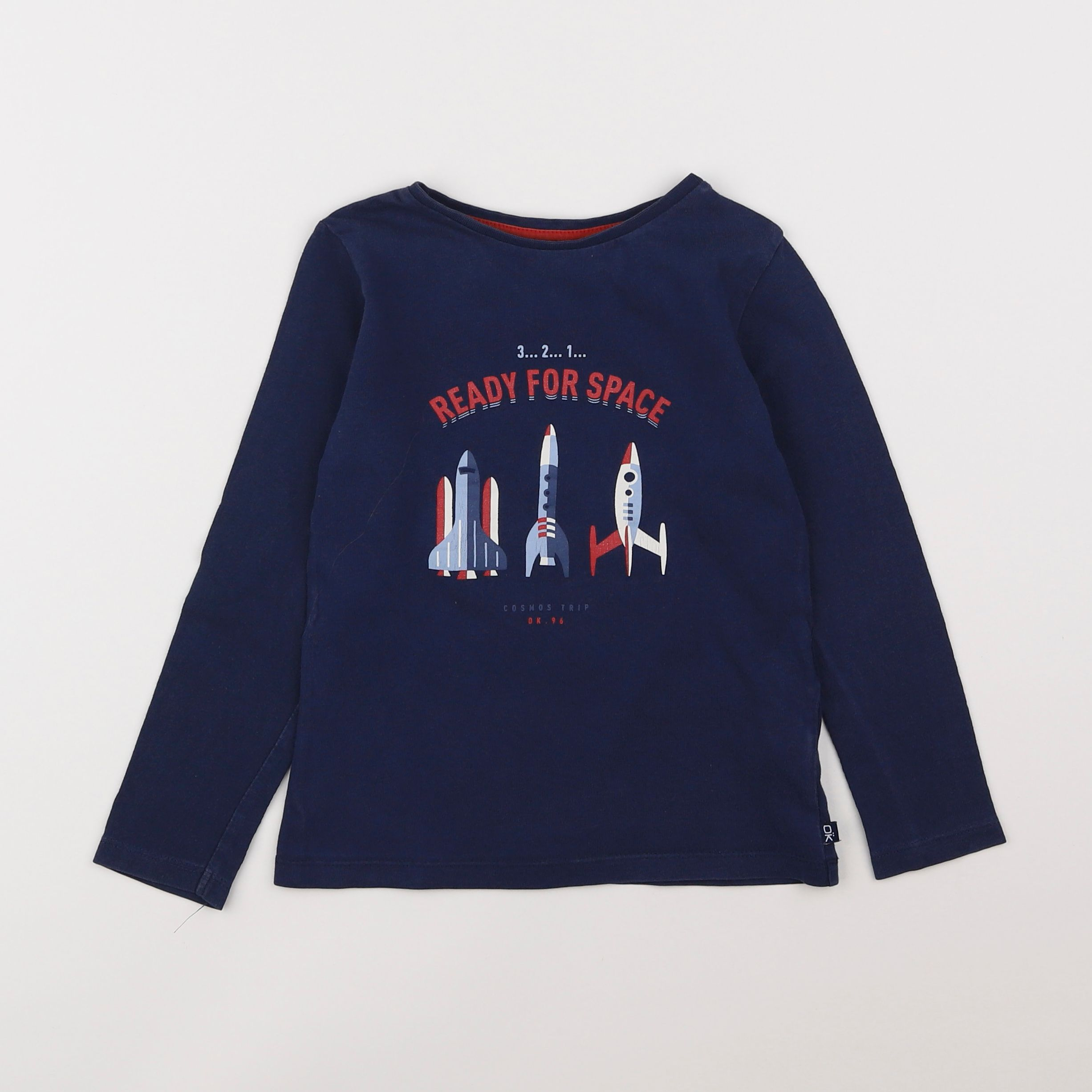 Okaidi - tee-shirt bleu - 4 ans