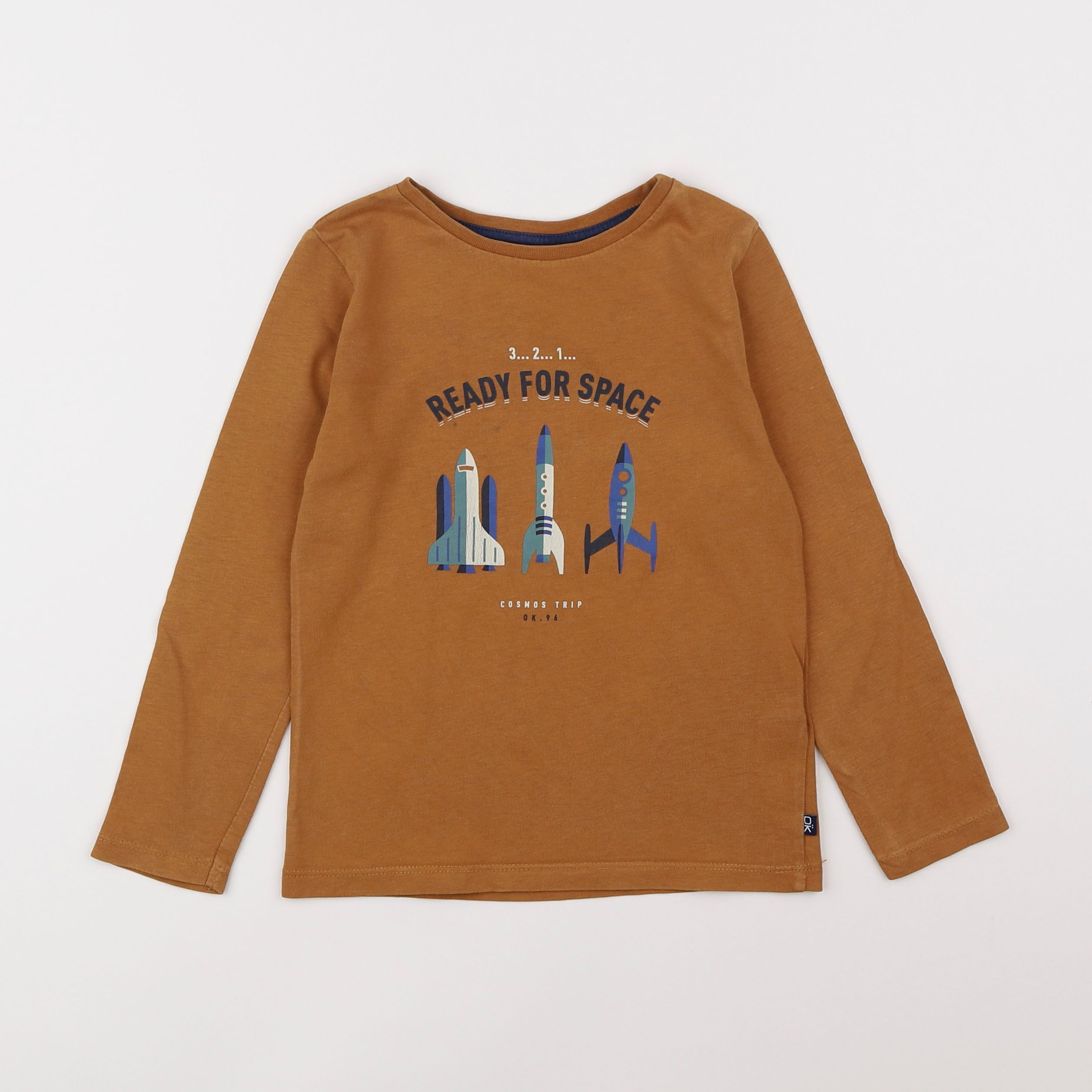 Okaidi - tee-shirt marron - 4 ans