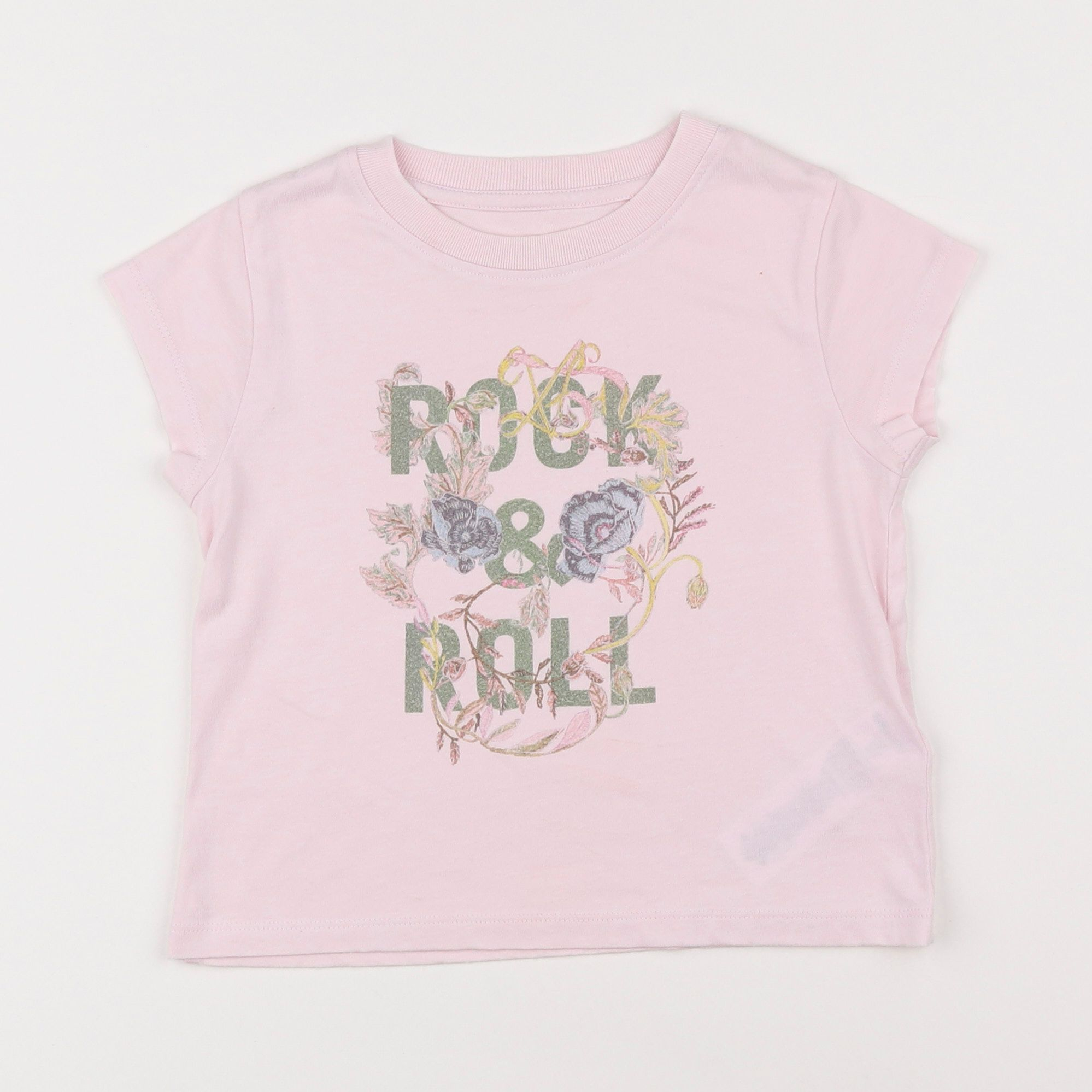 Zadig & Voltaire - tee-shirt rose - 6 ans