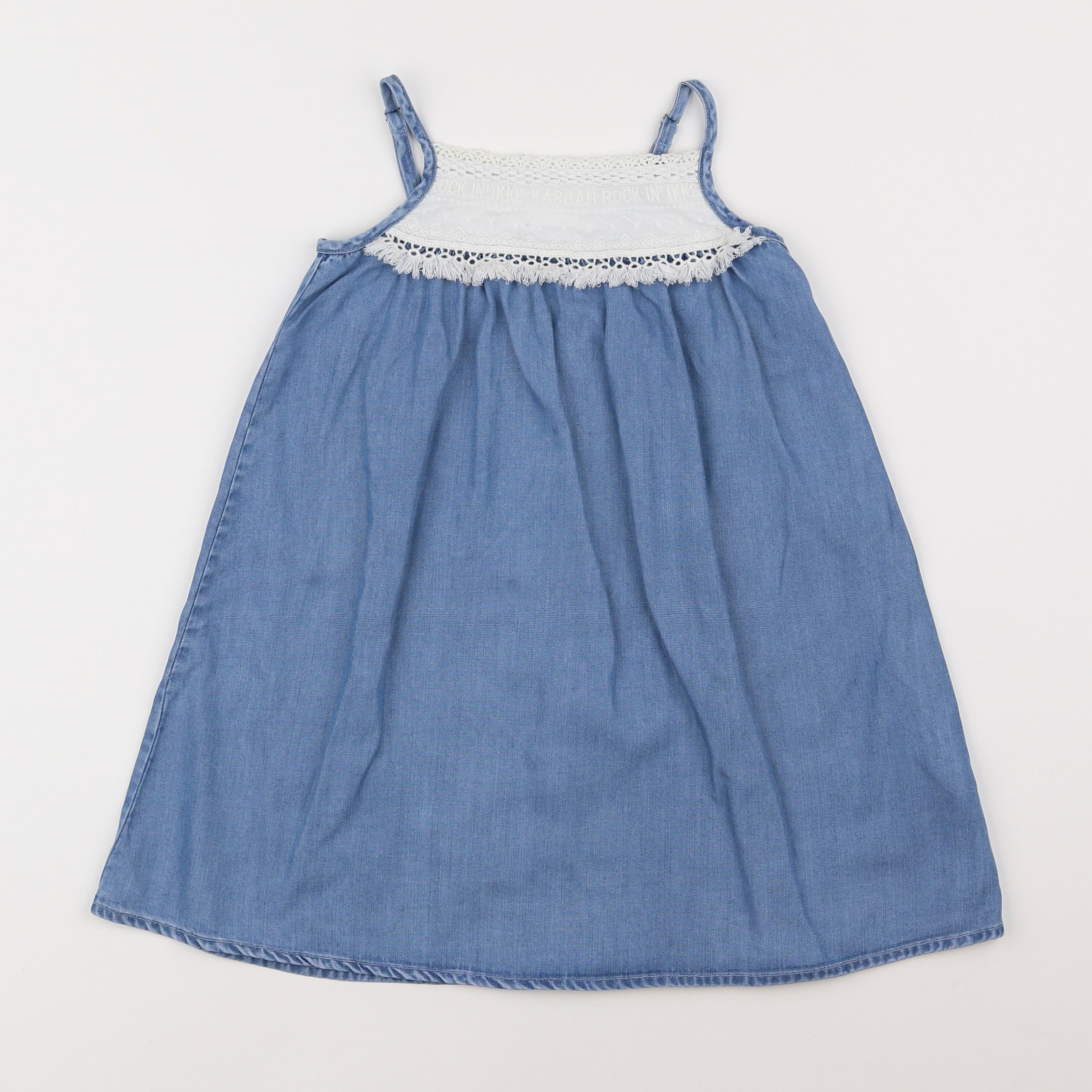 IKKS - robe bleu - 4 ans