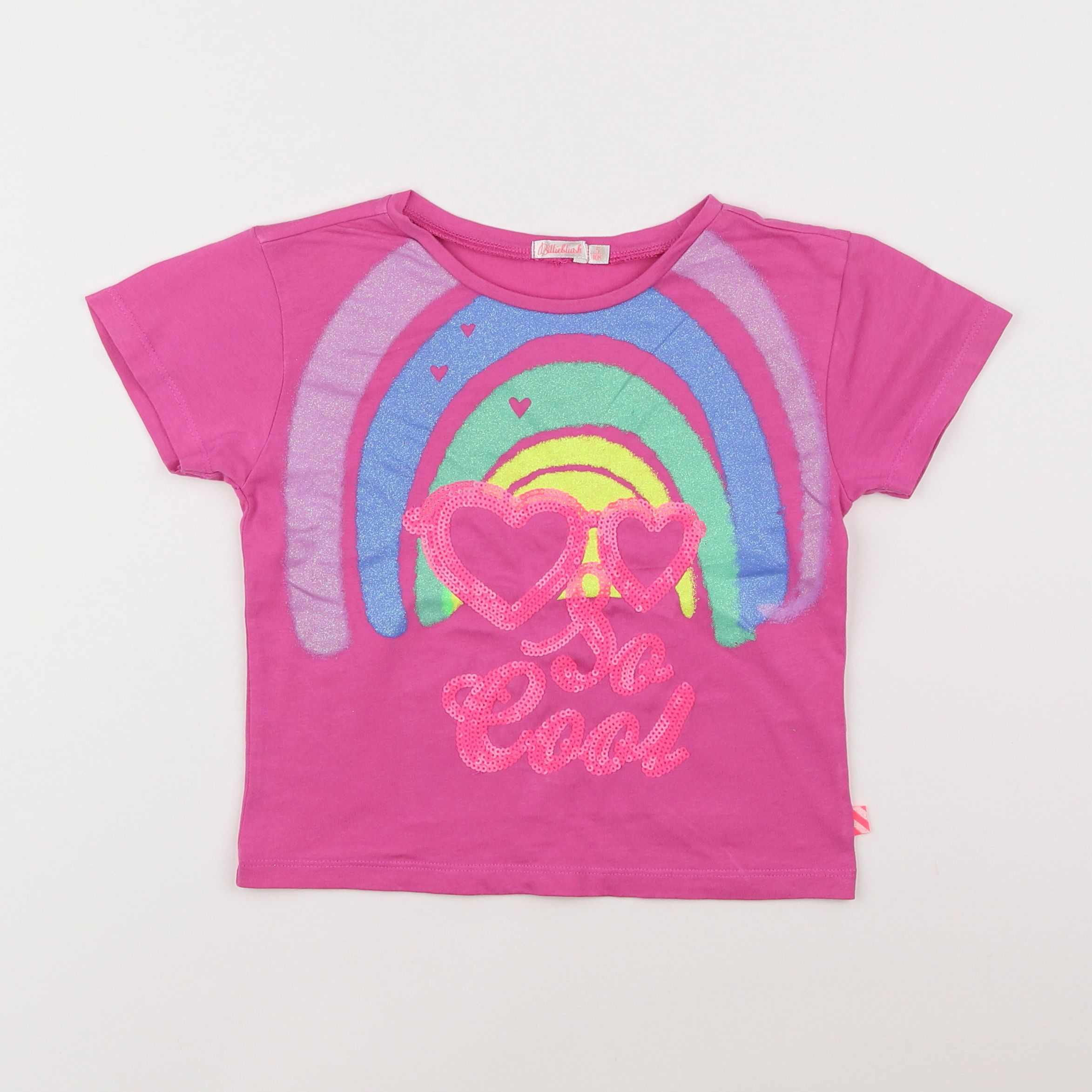 Billie Blush - tee-shirt rose - 5 ans