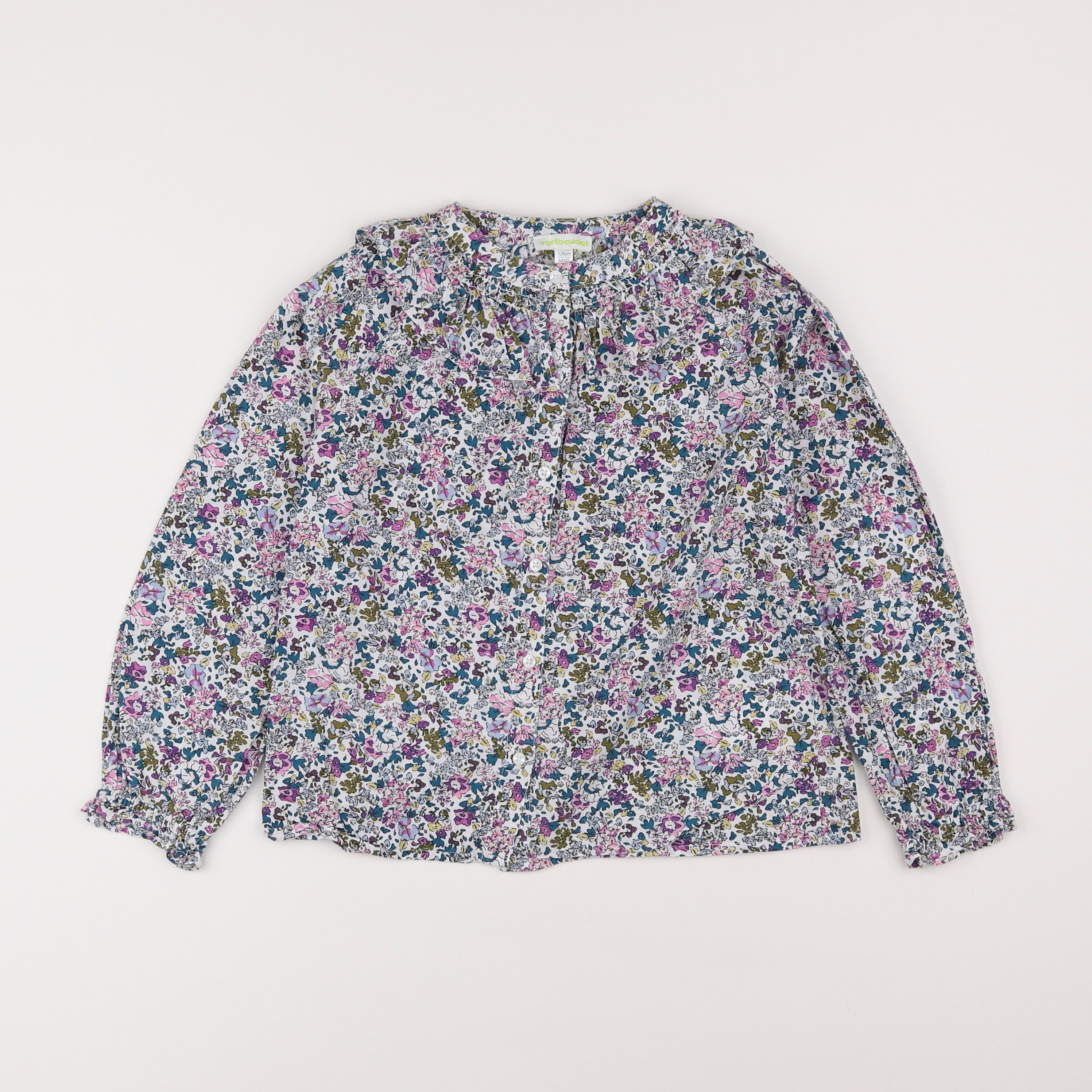 Vertbaudet - blouse multicolore - 8 ans