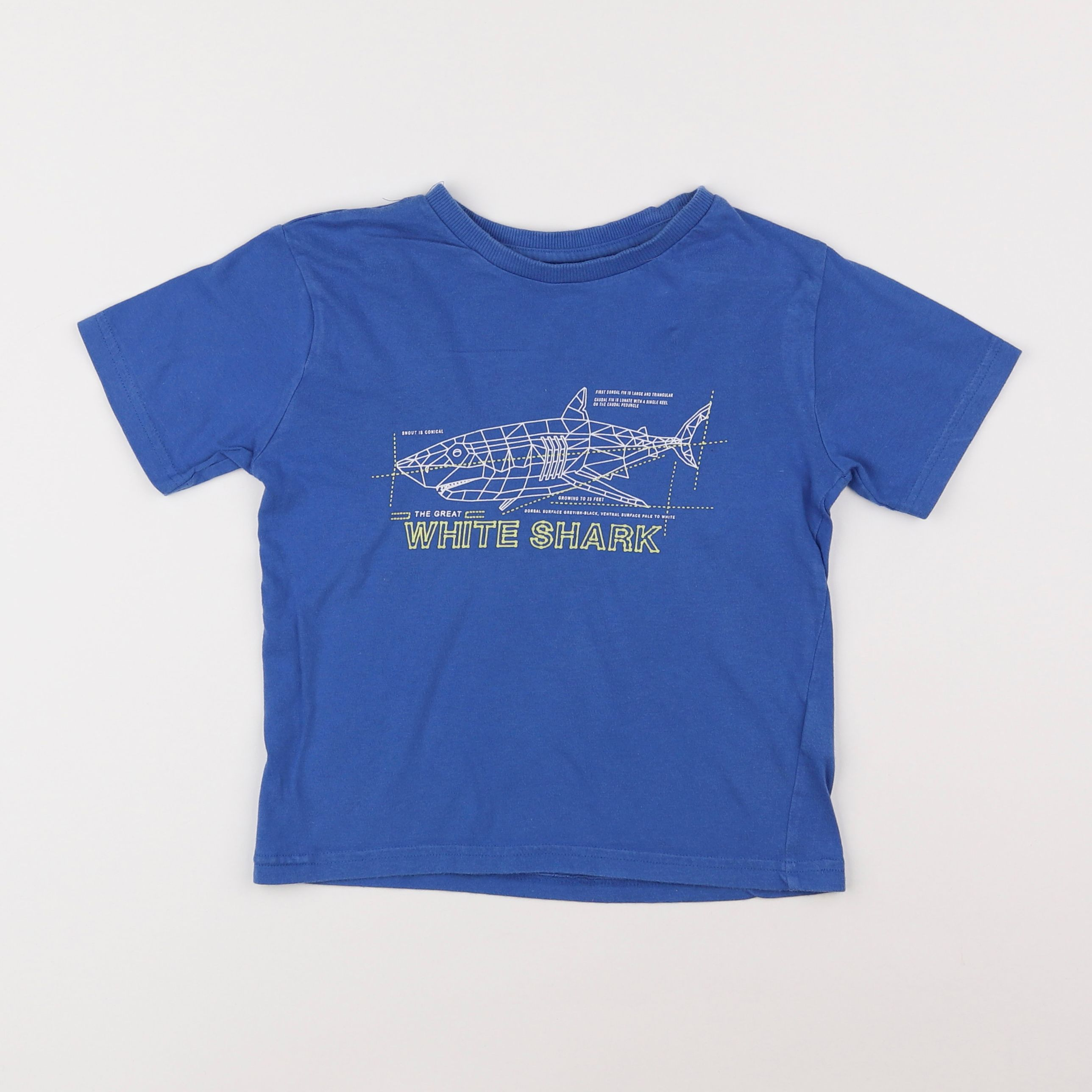 Vertbaudet - tee-shirt bleu - 6 ans