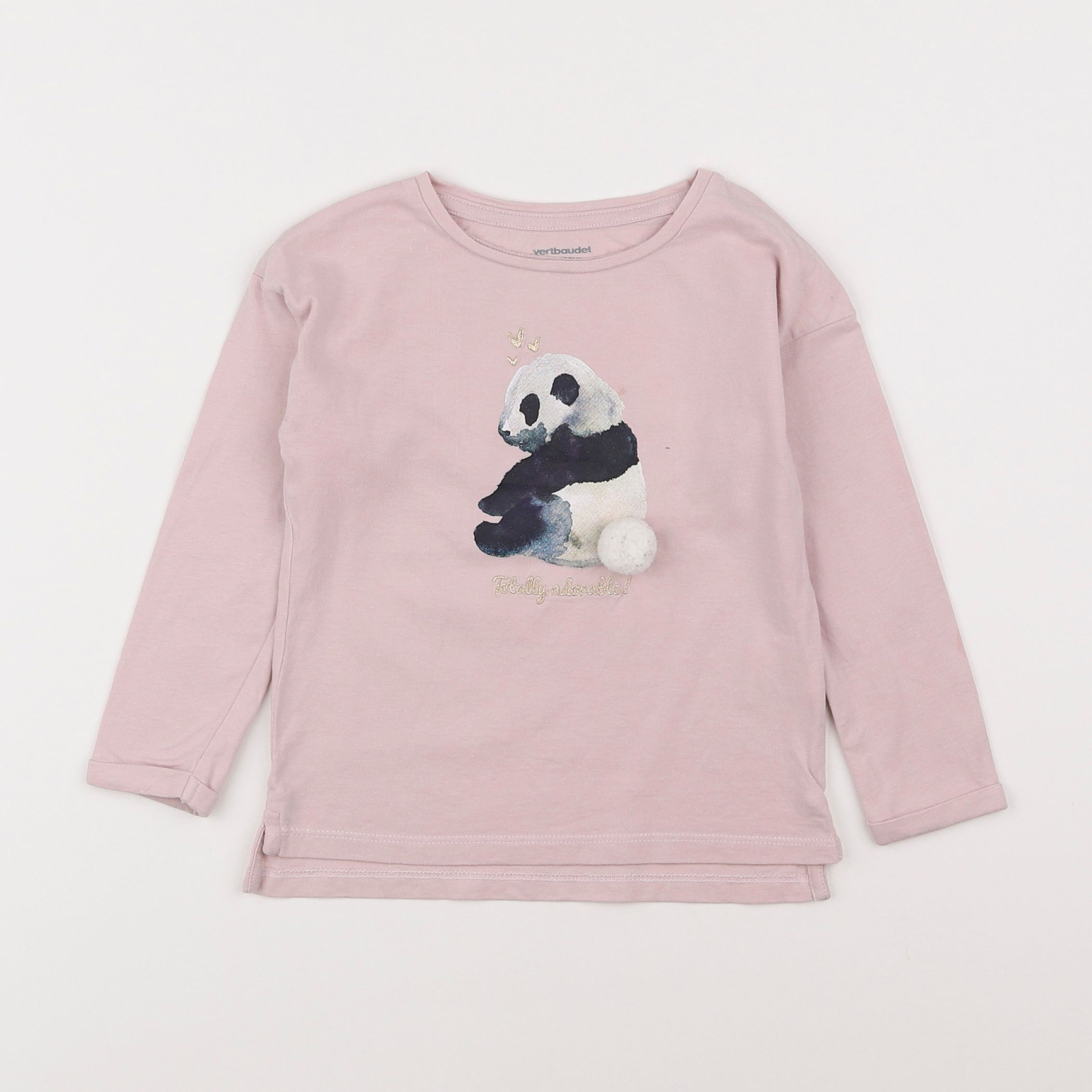 Vertbaudet - tee-shirt rose - 3 ans