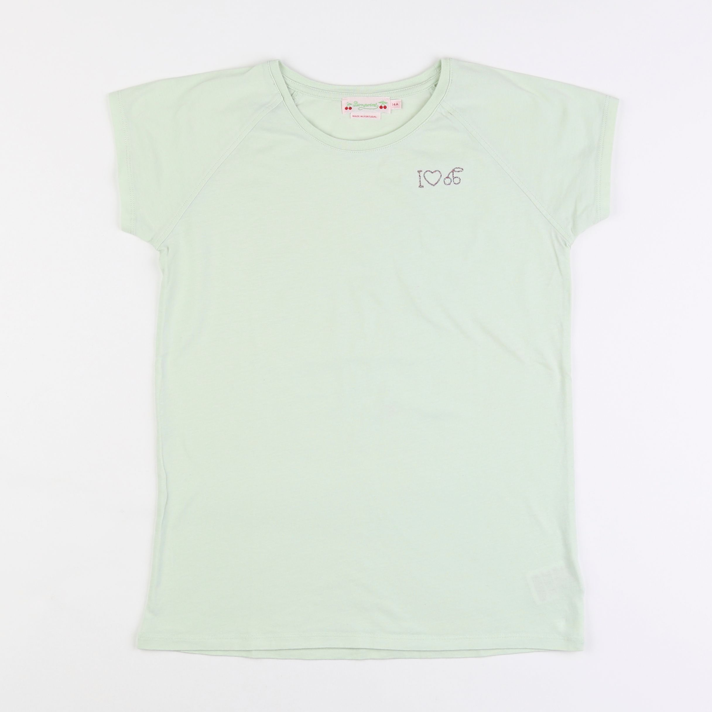 Bonpoint - tee-shirt vert - 14 ans