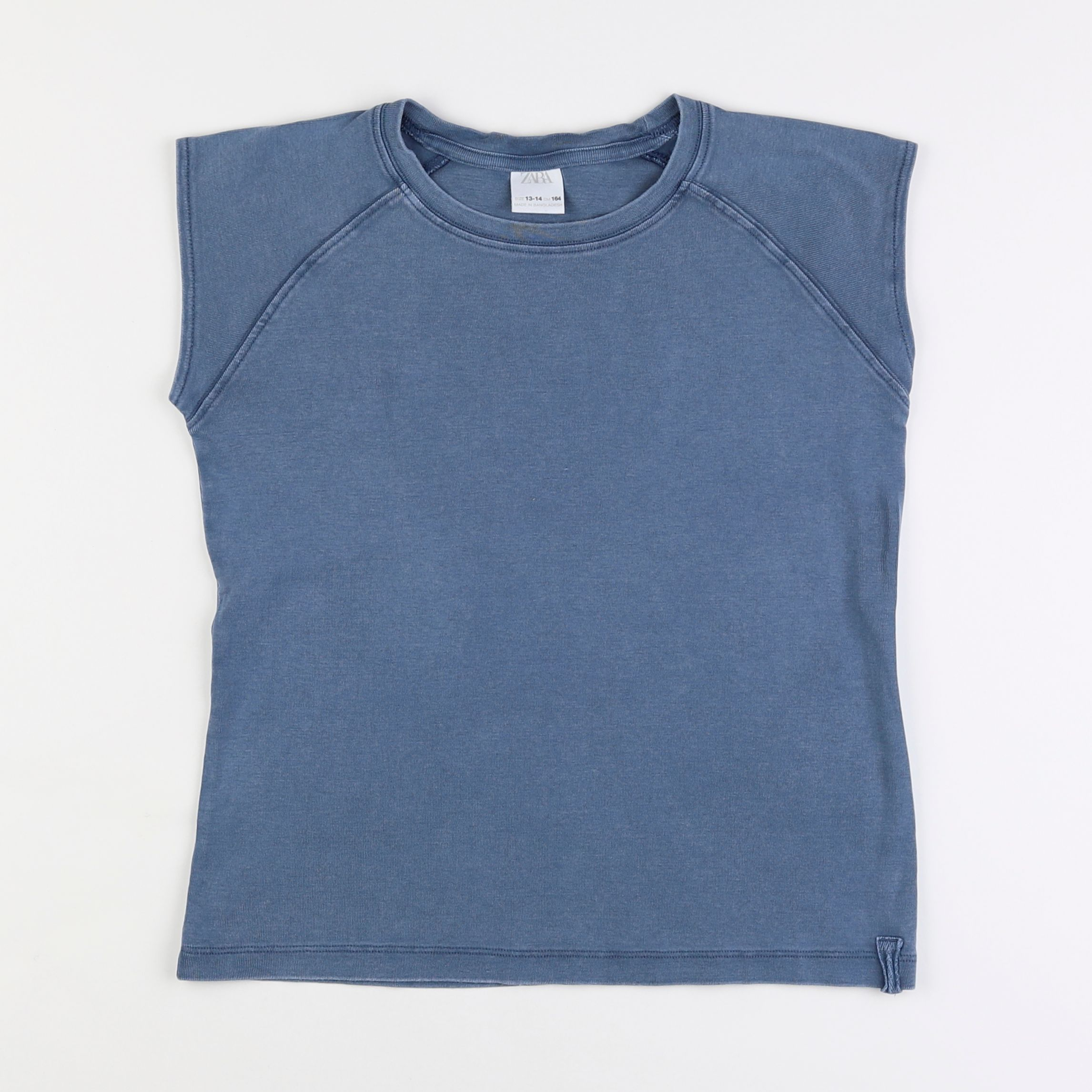 Zara - tee-shirt bleu - 13/14 ans