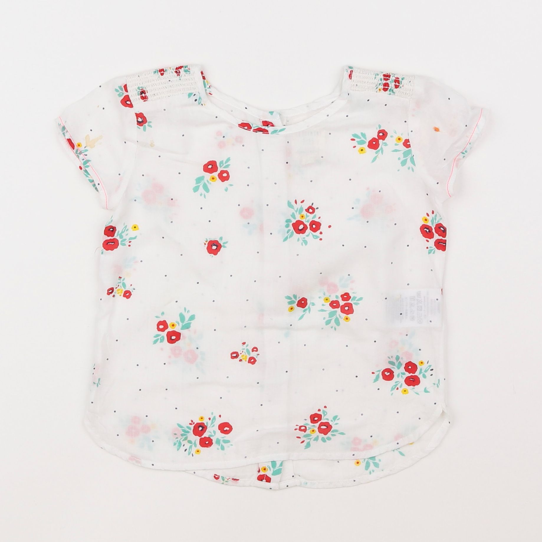 Carrément Beau - blouse blanc - 2 ans